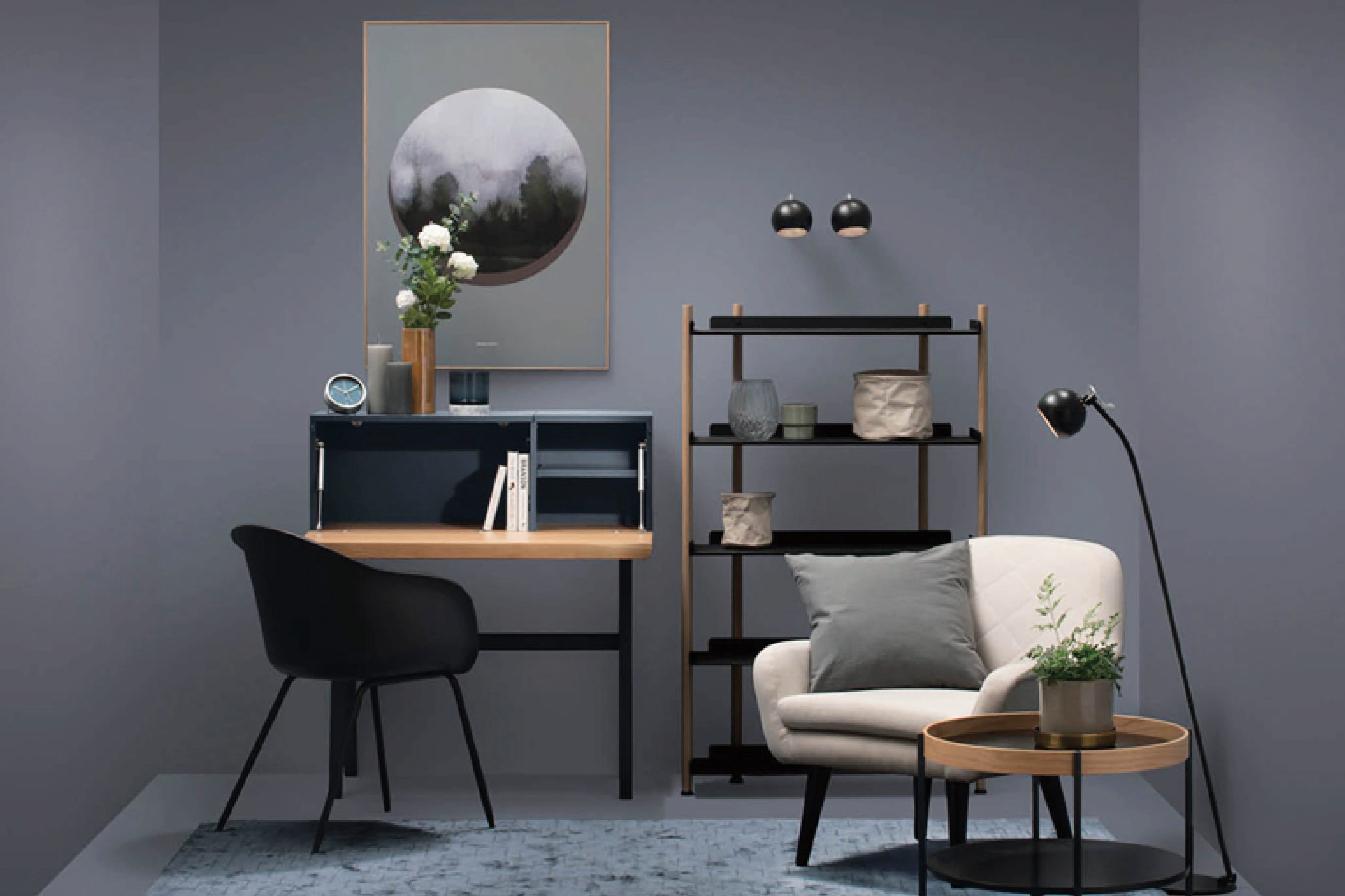 馬來西亞原裝進口實木傢俬 - LU系列 - EMBRY置物架