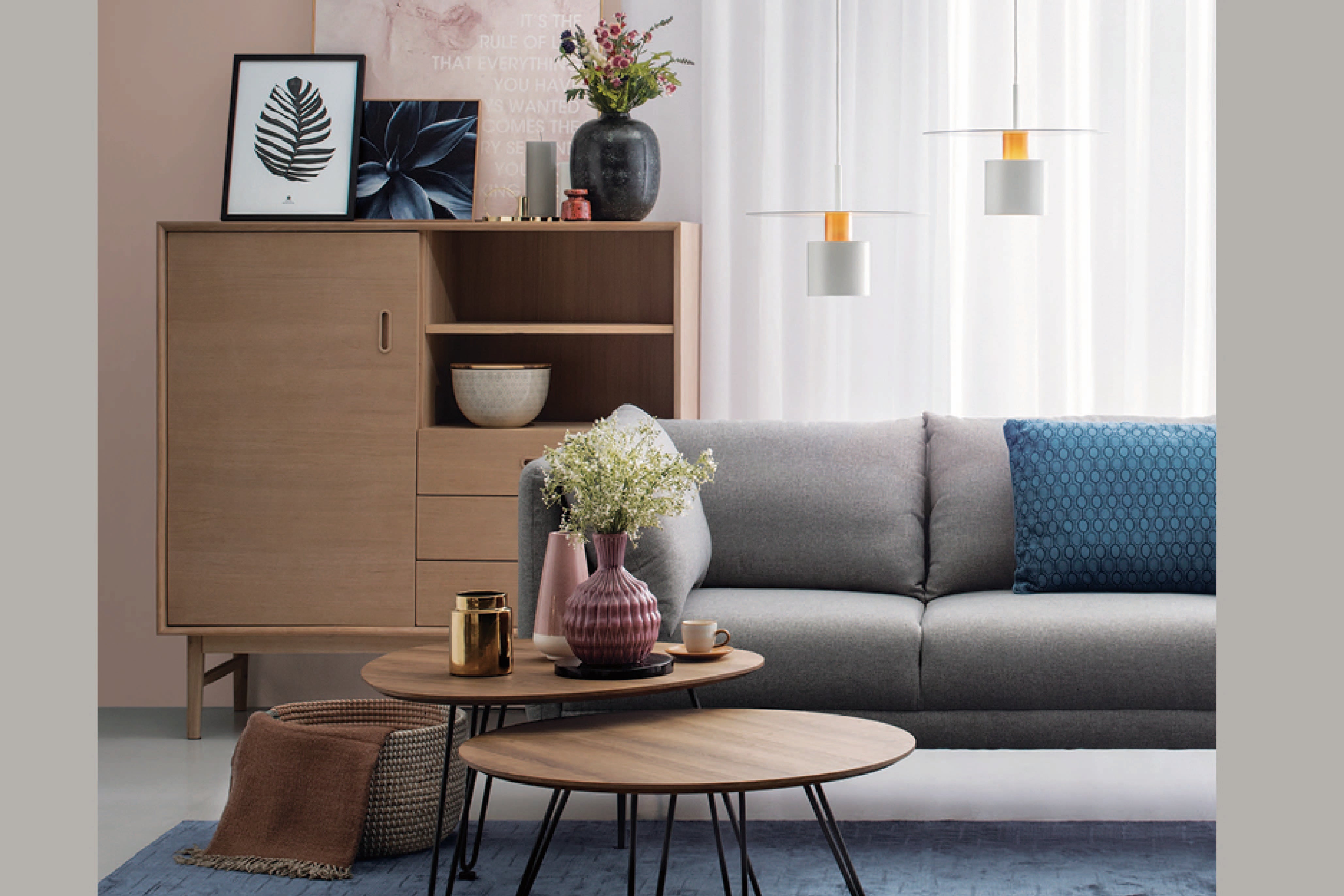 馬來西亞原裝進口實木傢俬 - LU系列 - HAMPTON 1.2米高身儲物邊櫃