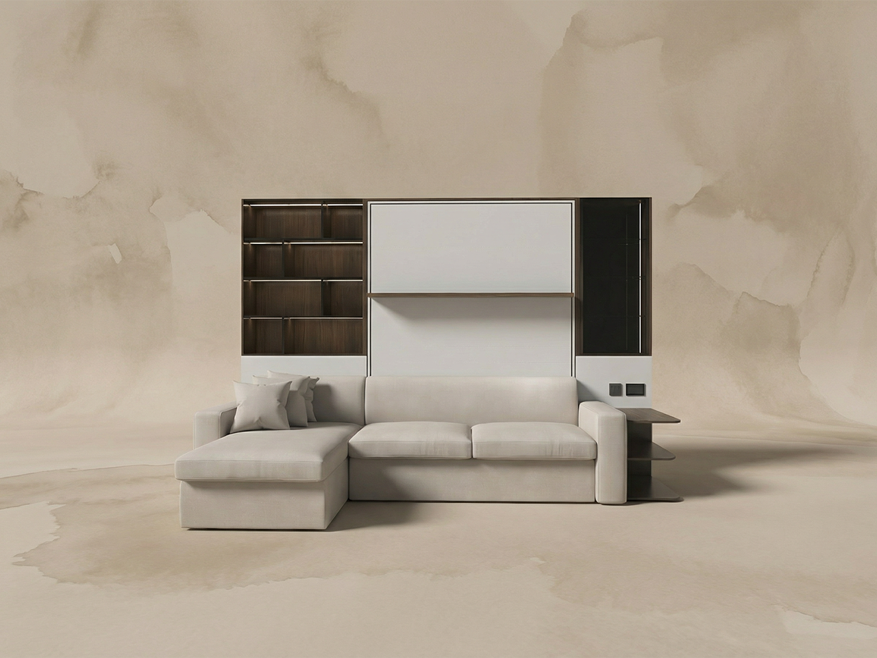 電動翻床連梳化組合