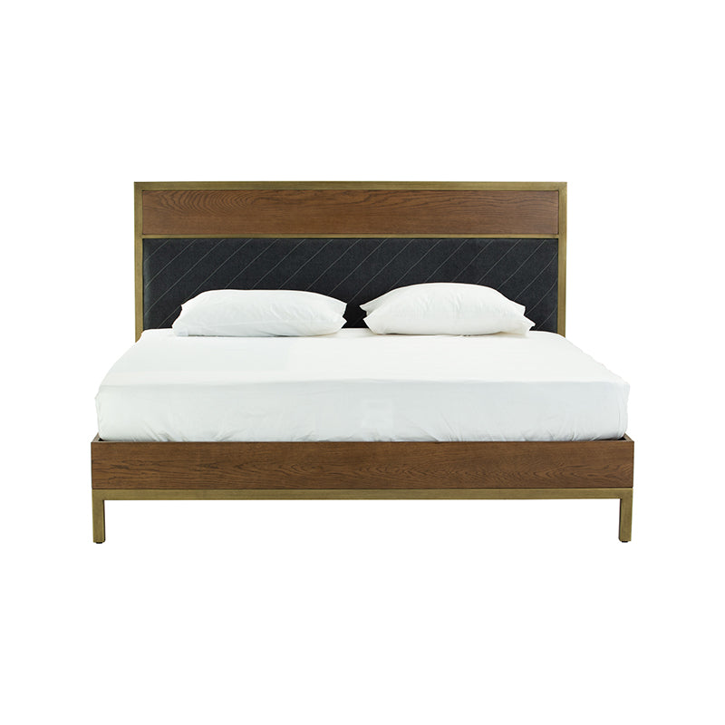 馬來西亞原裝進口實木傢俬 - F系列 - Milton米爾頓雙人床架