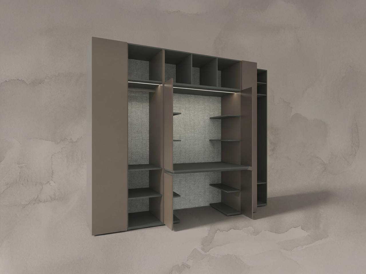 多功能書枱連櫃