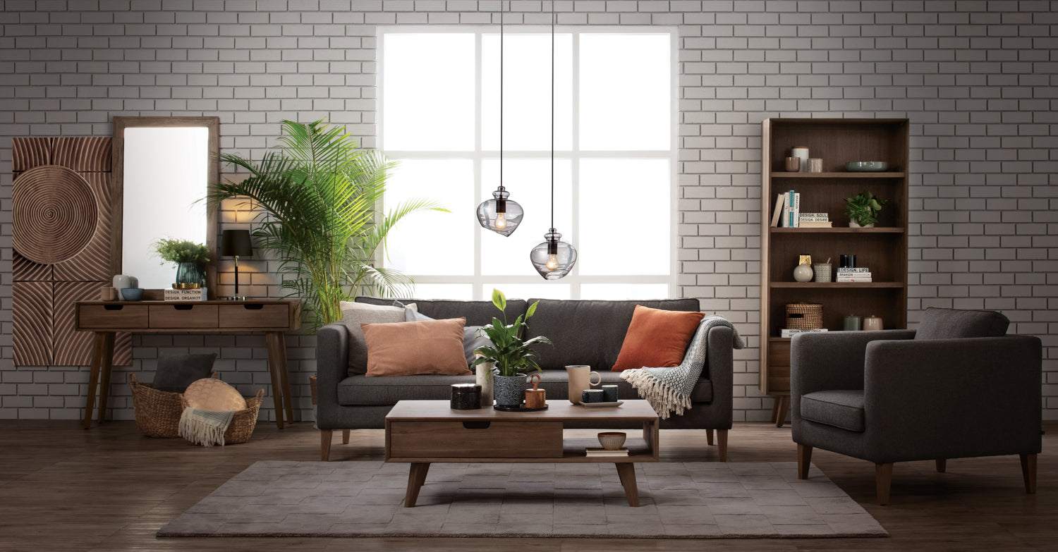 馬來西亞原裝進口實木傢俬 - F系列 - Neo尼奧雙層抽屜書櫃