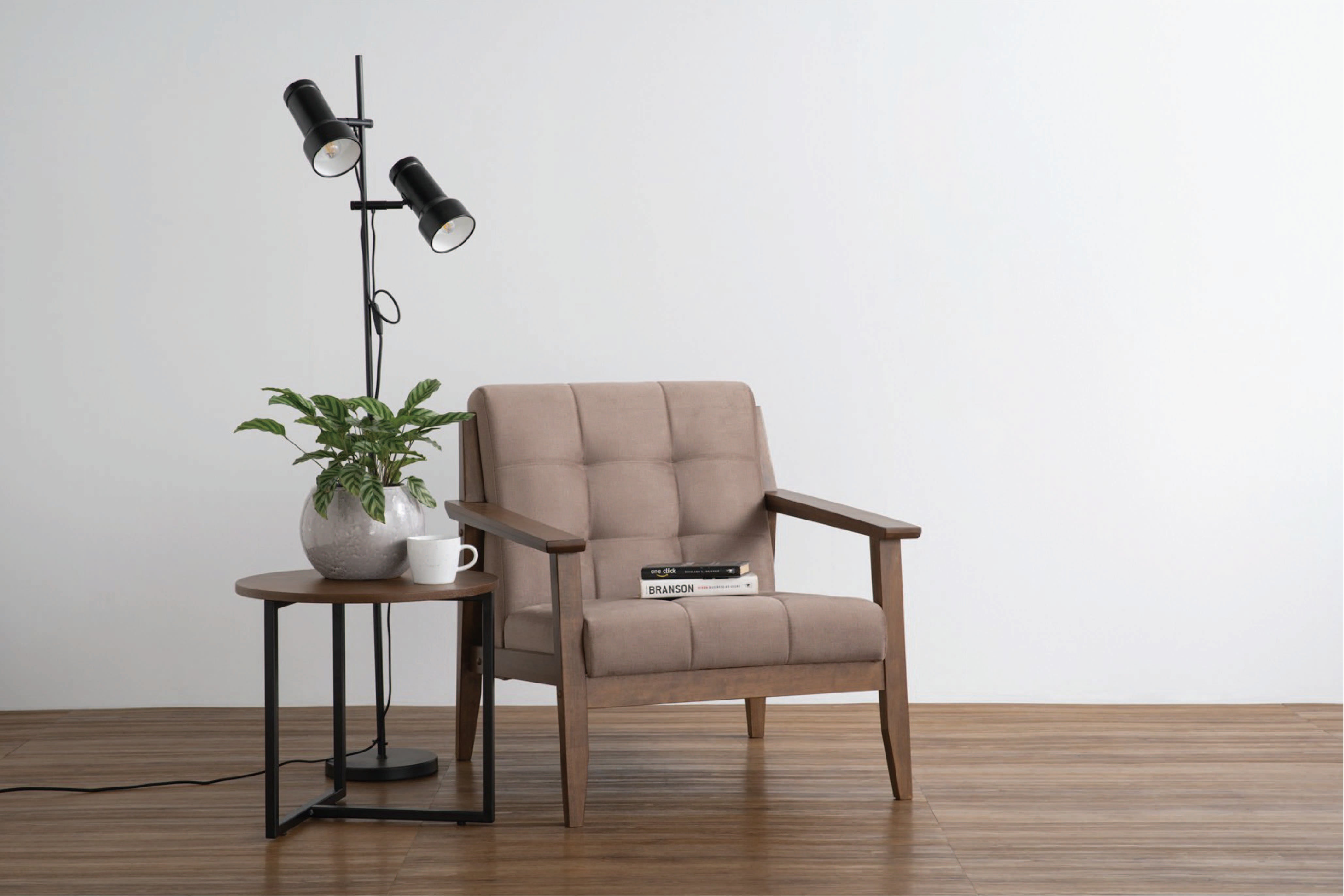 馬來西亞原裝進口實木傢俬 - NZ系列 - TERRA 單座位梳化