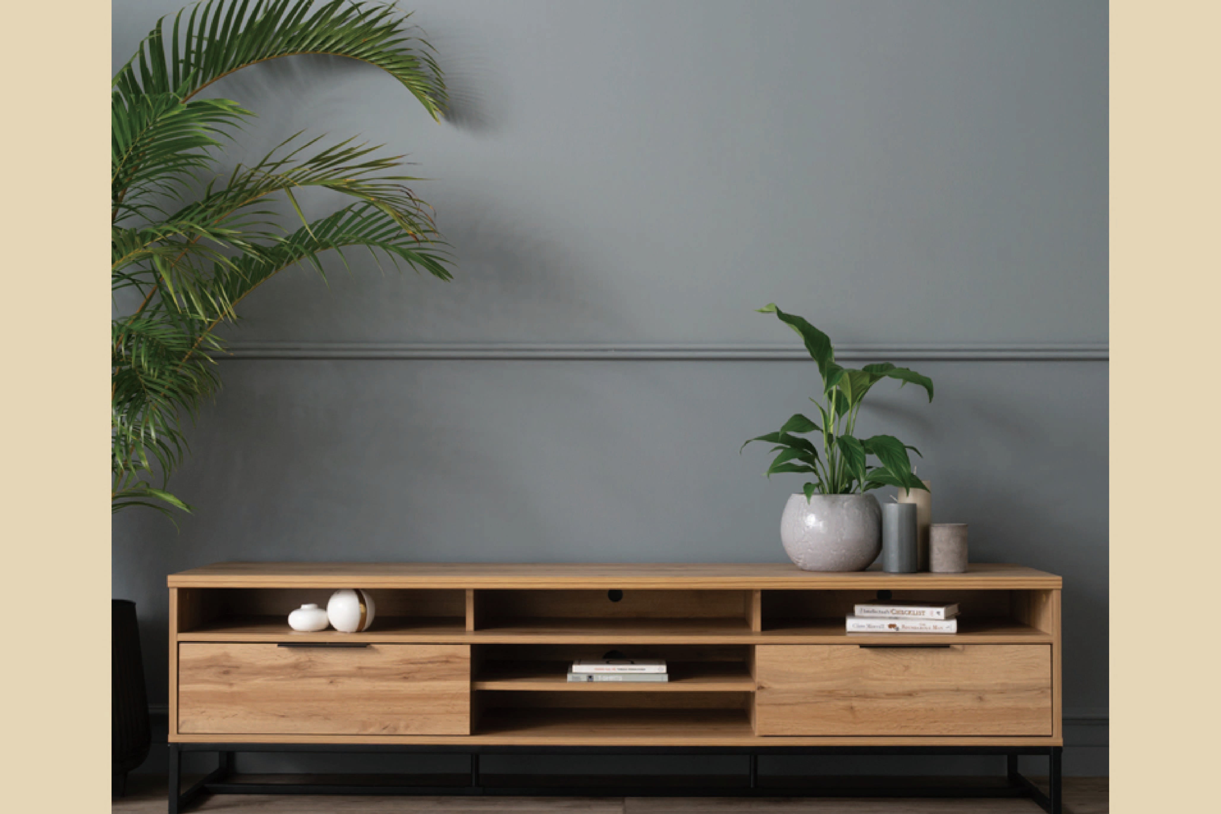 馬來西亞原裝進口實木傢俬 - LU系列 - WALDO 1.8米電視櫃