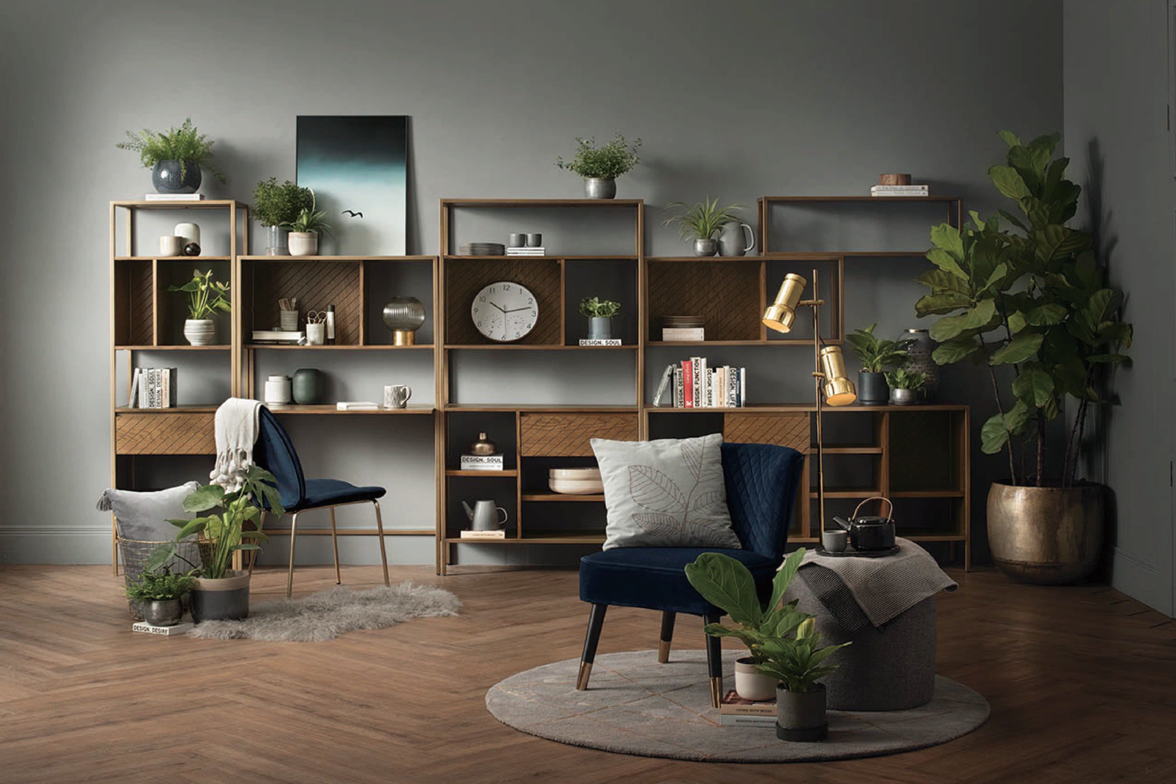 馬來西亞原裝進口實木傢俬 - F系列 - Milton米爾頓組合書架