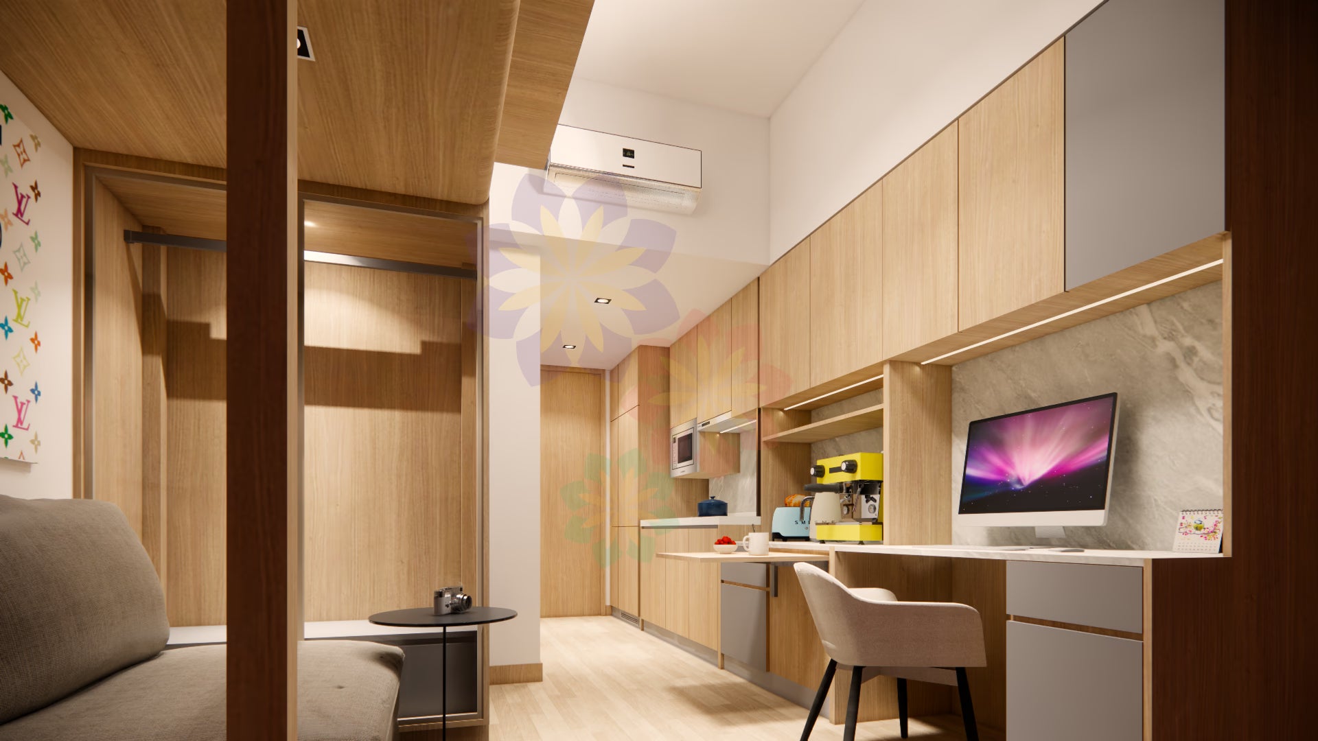 閣樓床連衣櫃 (Lemont)