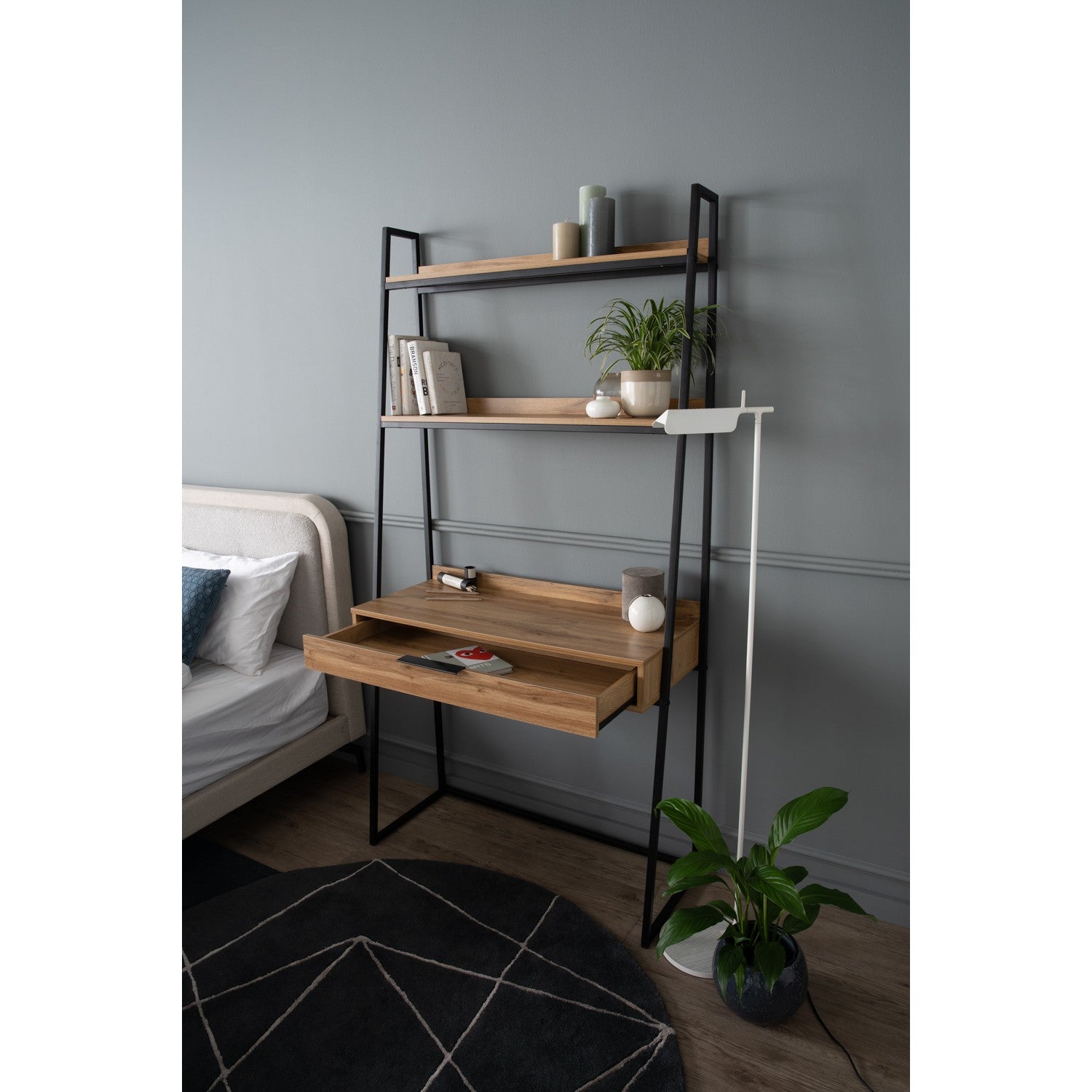 馬來西亞原裝進口實木傢俬 - LU系列 - WALDO書桌