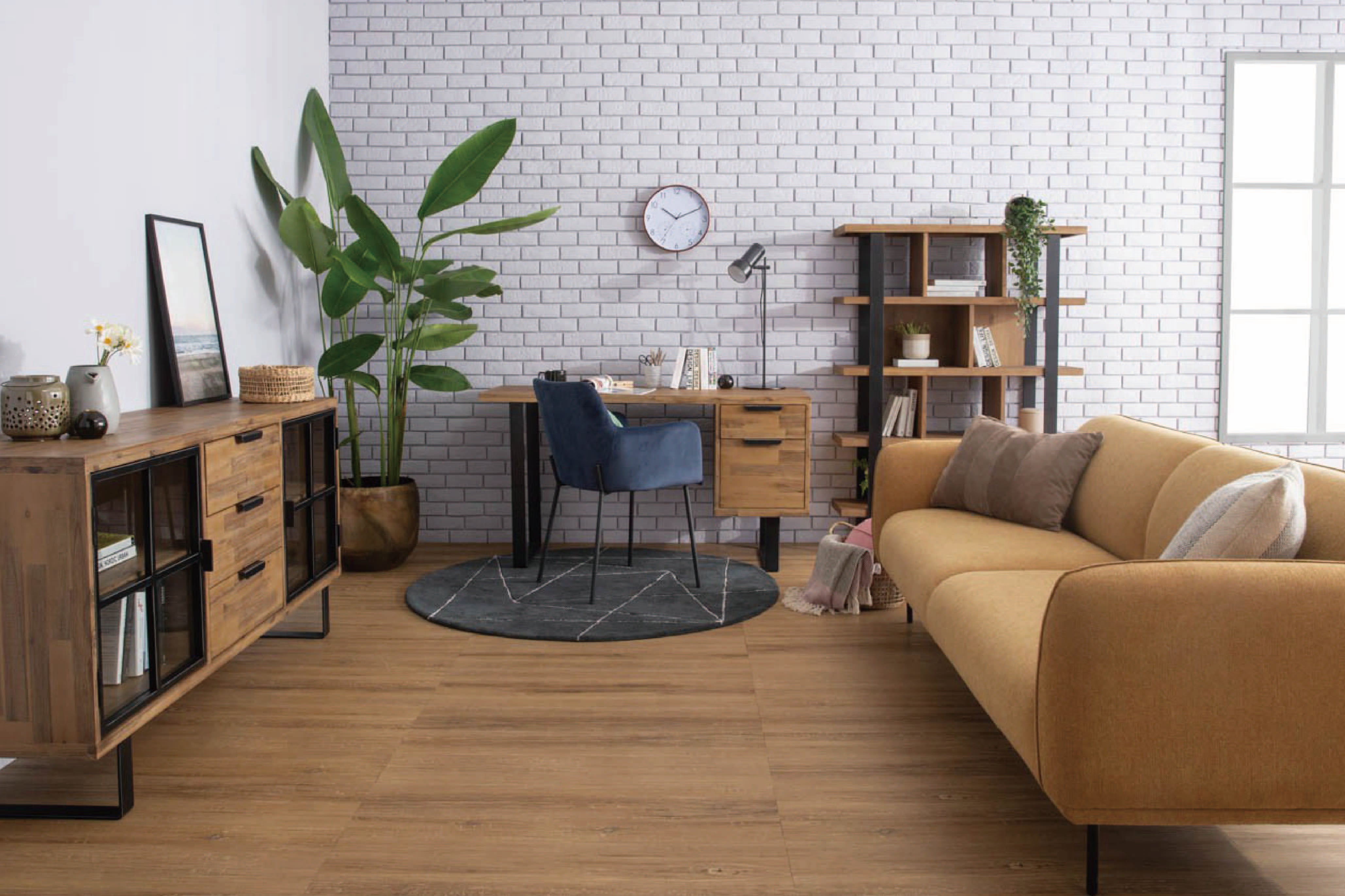 馬來西亞原裝進口實木傢俬 - F系列 - Brighton布萊頓書桌