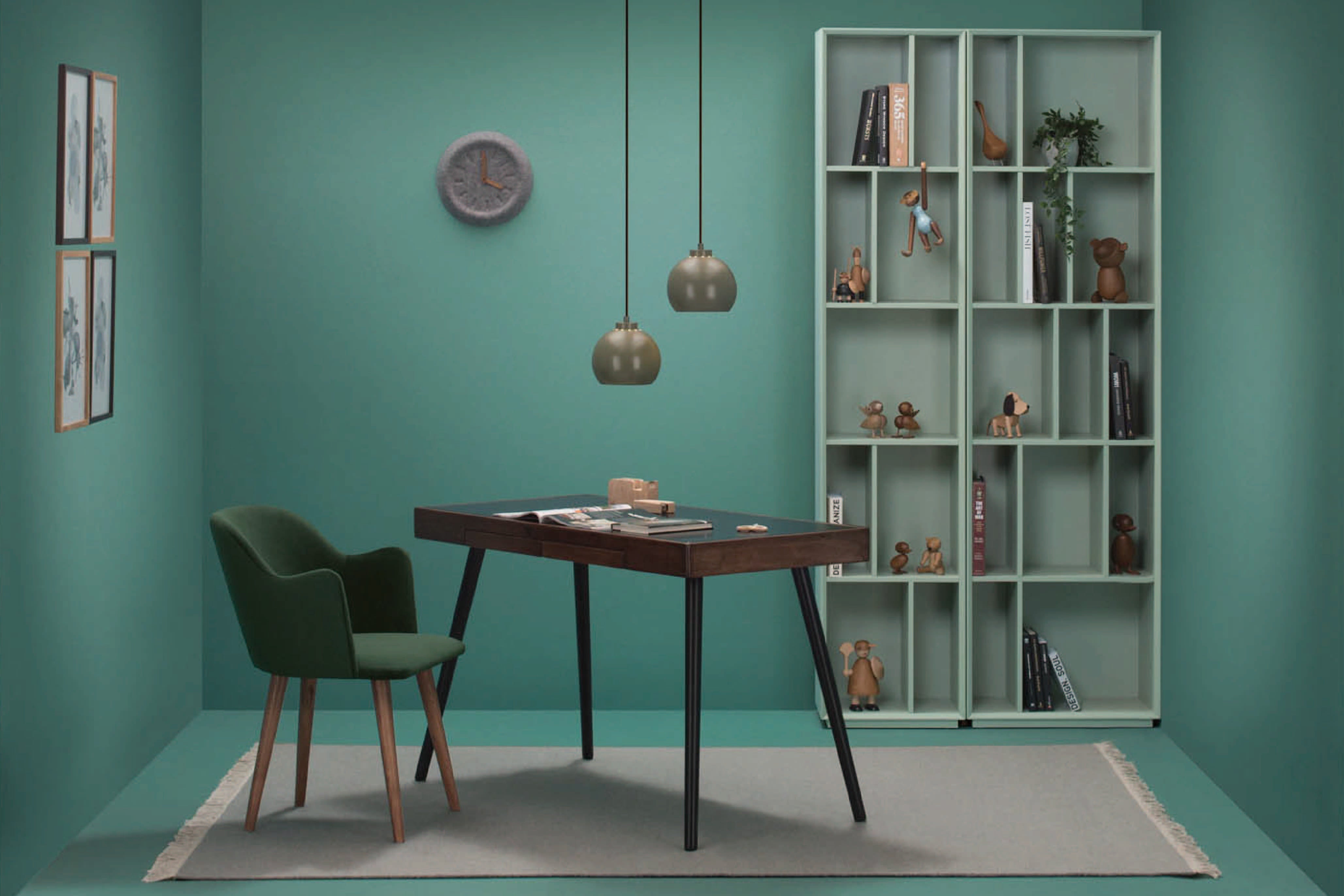 馬來西亞原裝進口實木傢俬 - LU系列 - RETH書桌