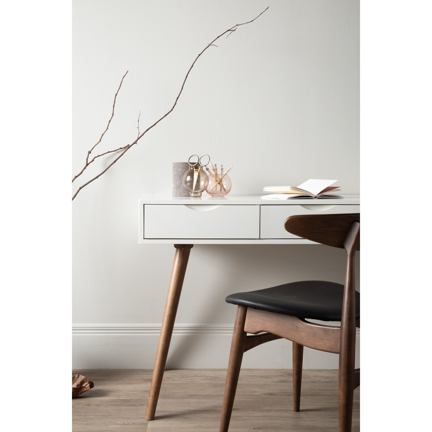 馬來西亞原裝進口實木傢俬 - NZ系列 - BLANCO工作書桌