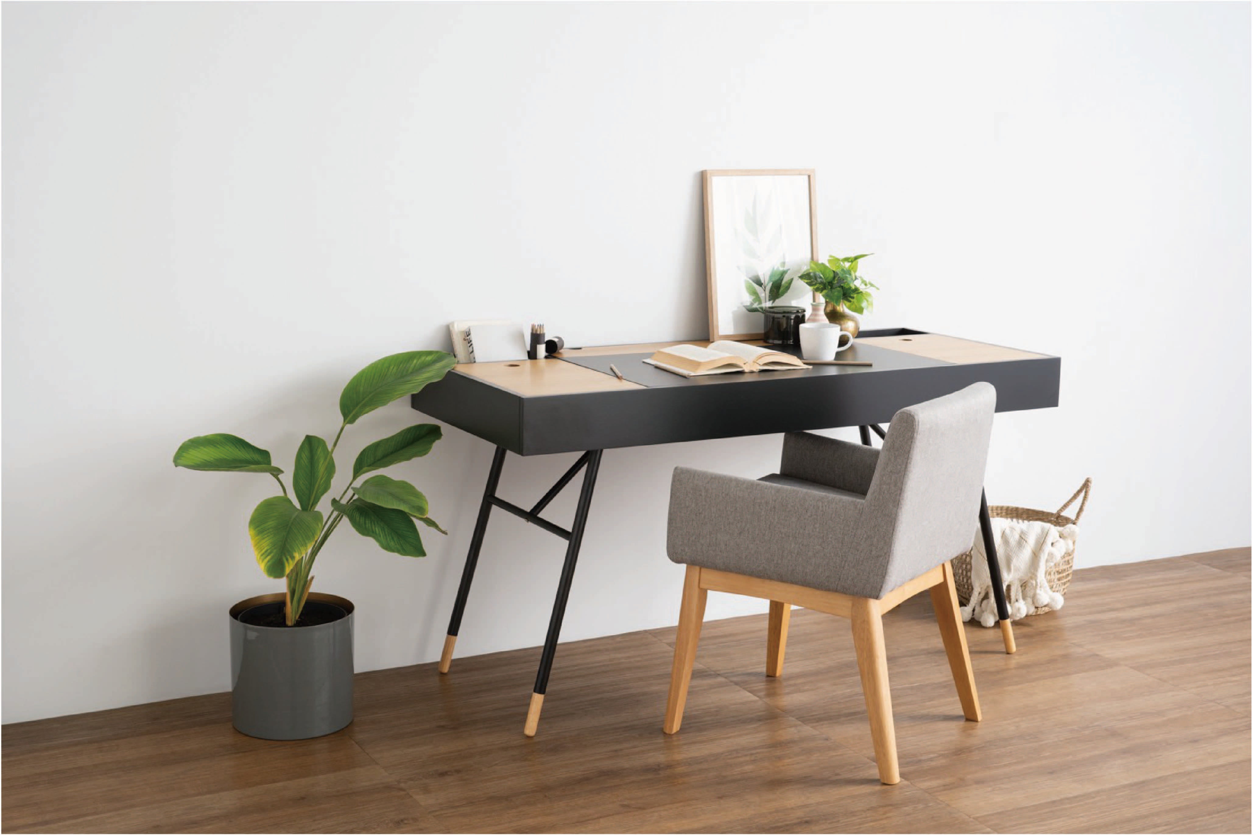 馬來西亞原裝進口實木傢俬 - NZ系列 - MORSE 工作書桌