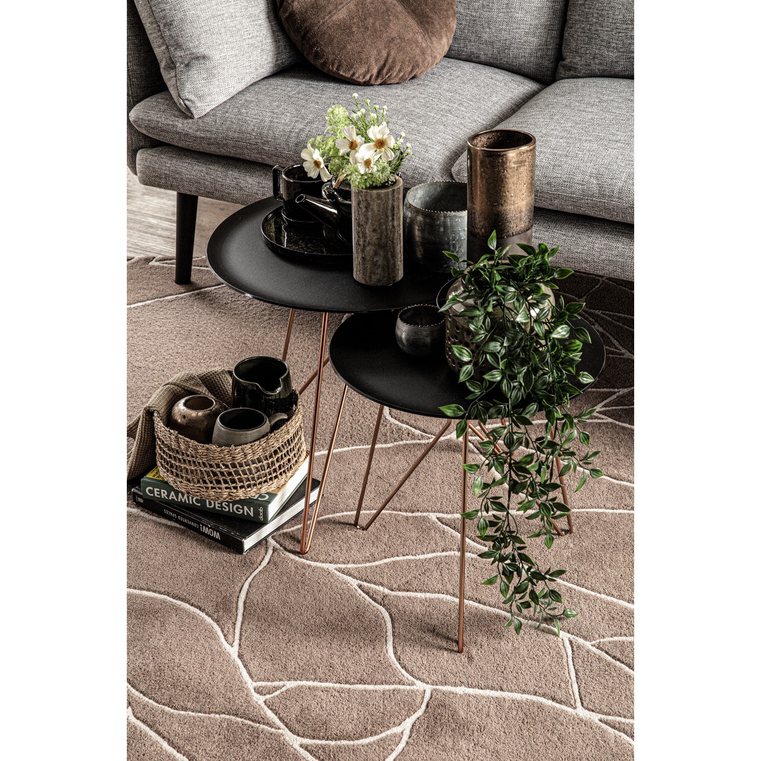 馬來西亞原裝進口實木傢俬 - NC系列 - OBA 茶几組合