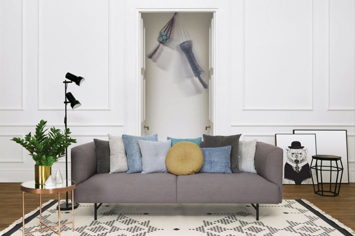 馬來西亞原裝進口實木傢俬 - NC系列 - XANDER圓形鏡面茶几