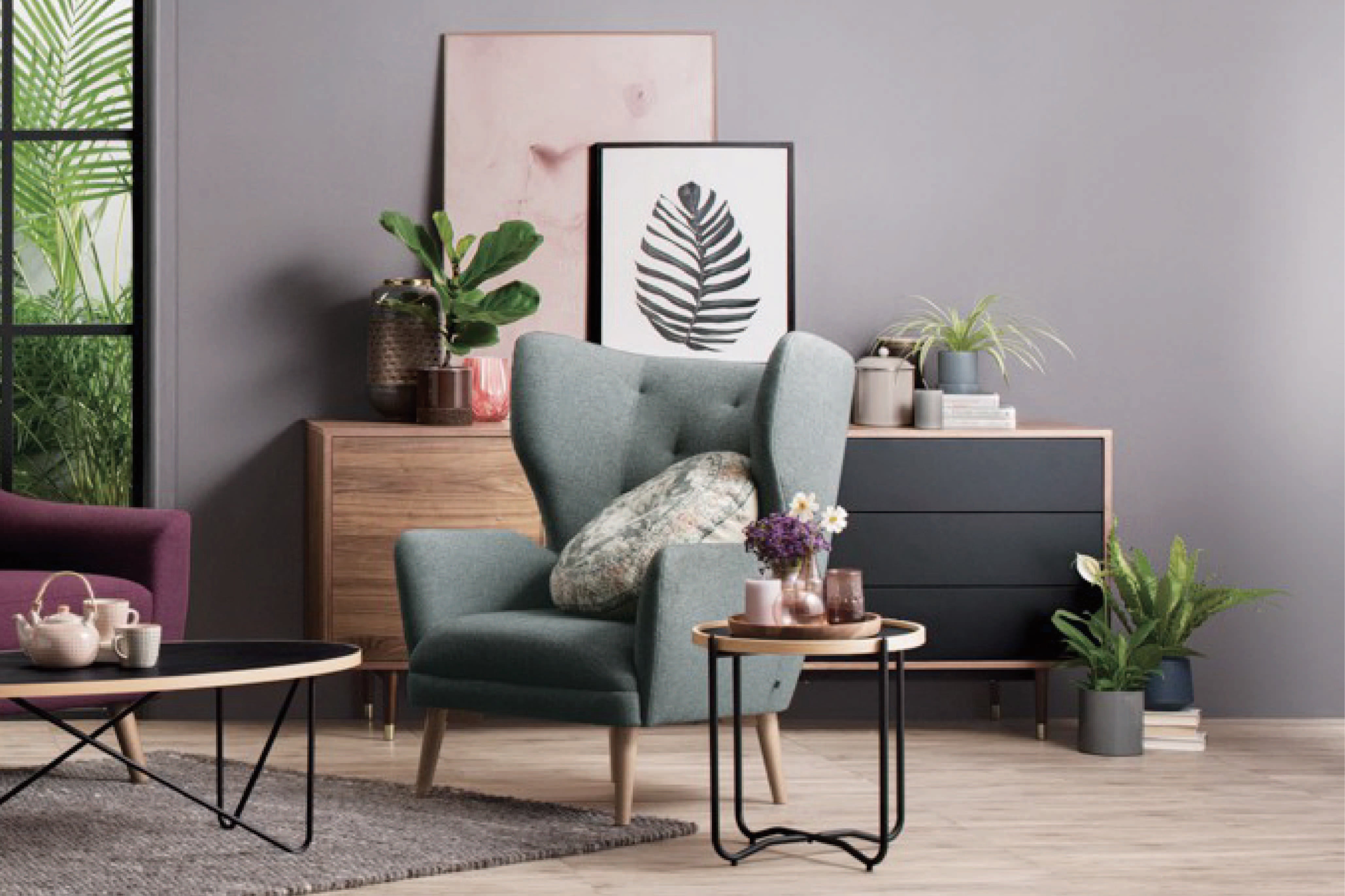 馬來西亞原裝進口實木傢俬 - LU系列 - TANIX圓形茶几