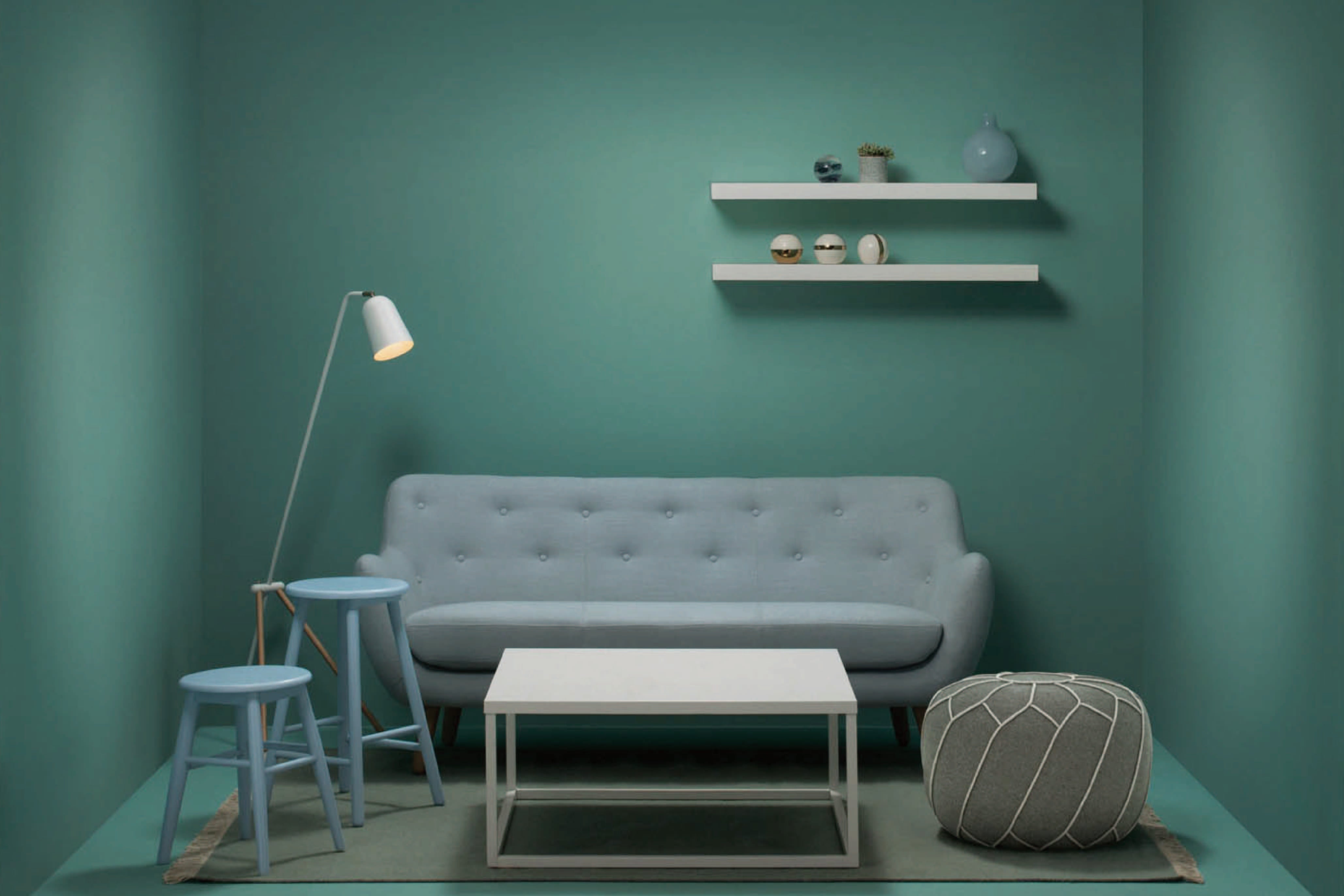 馬來西亞原裝進口實木傢俬 - LU系列 - DAICHI鋼質茶几