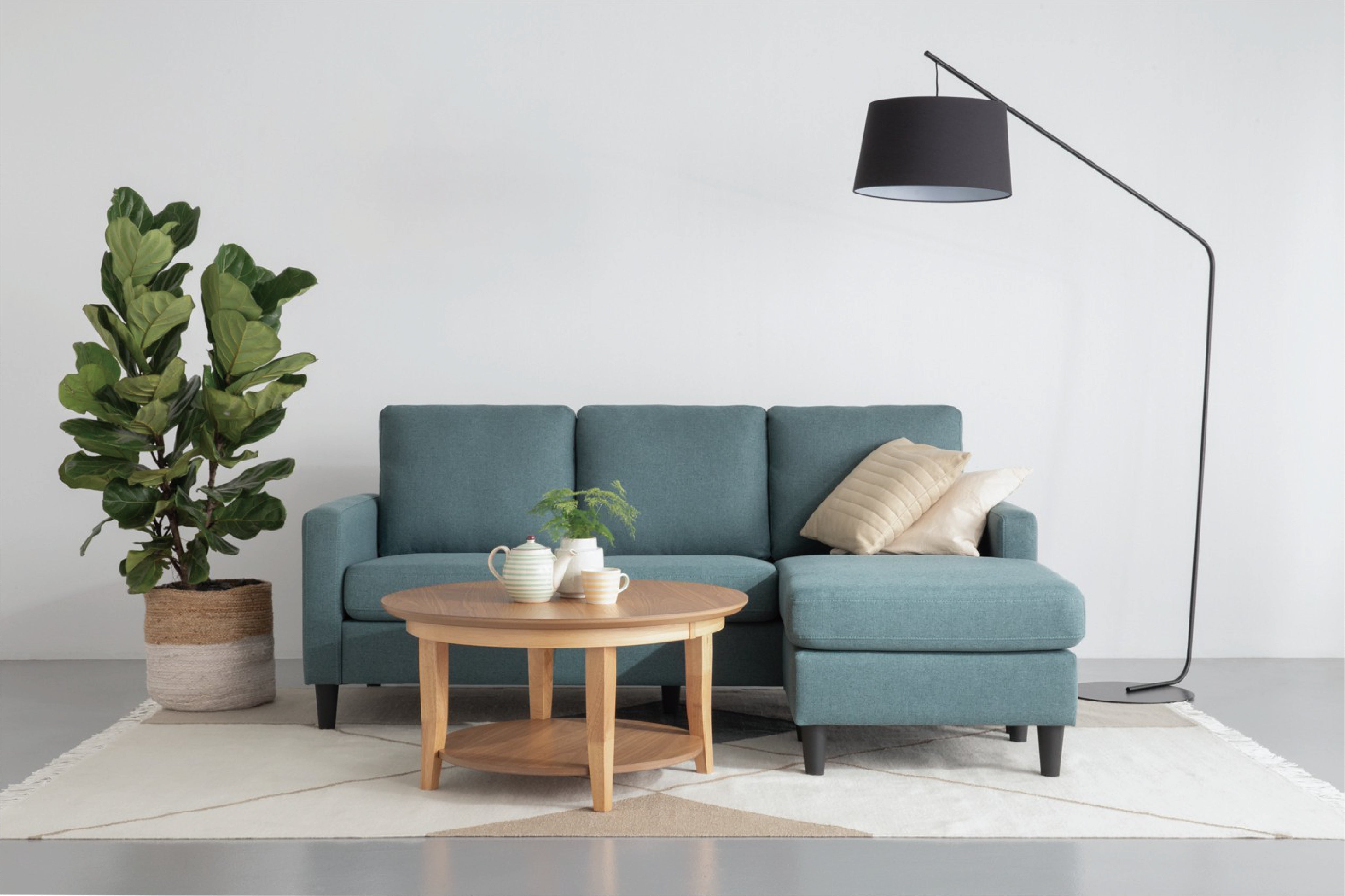 馬來西亞原裝進口實木傢俬 - NZ系列 - JACOBY圓形茶几