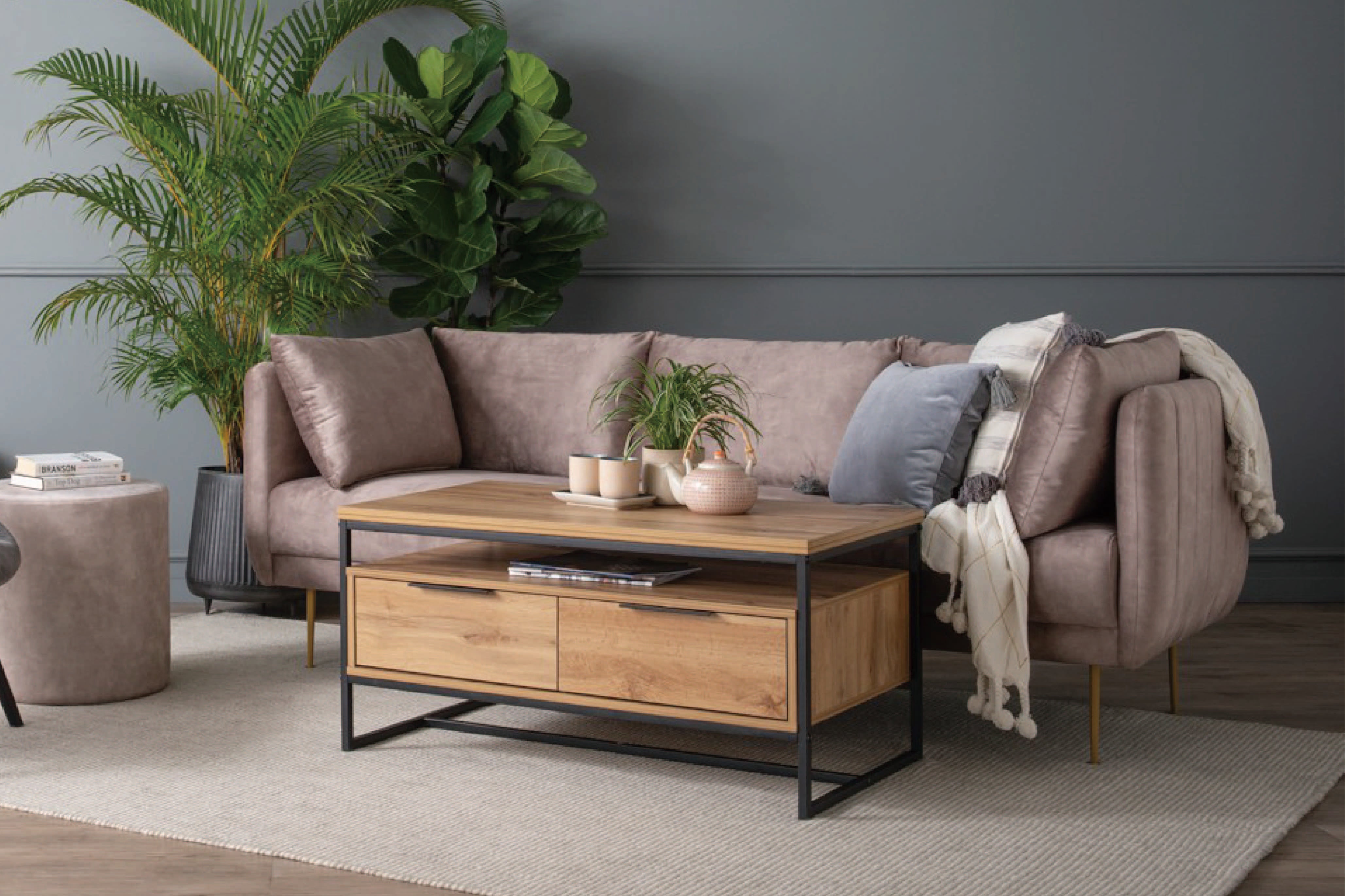 馬來西亞原裝進口實木傢俬 - LU系列 - WALDO茶几