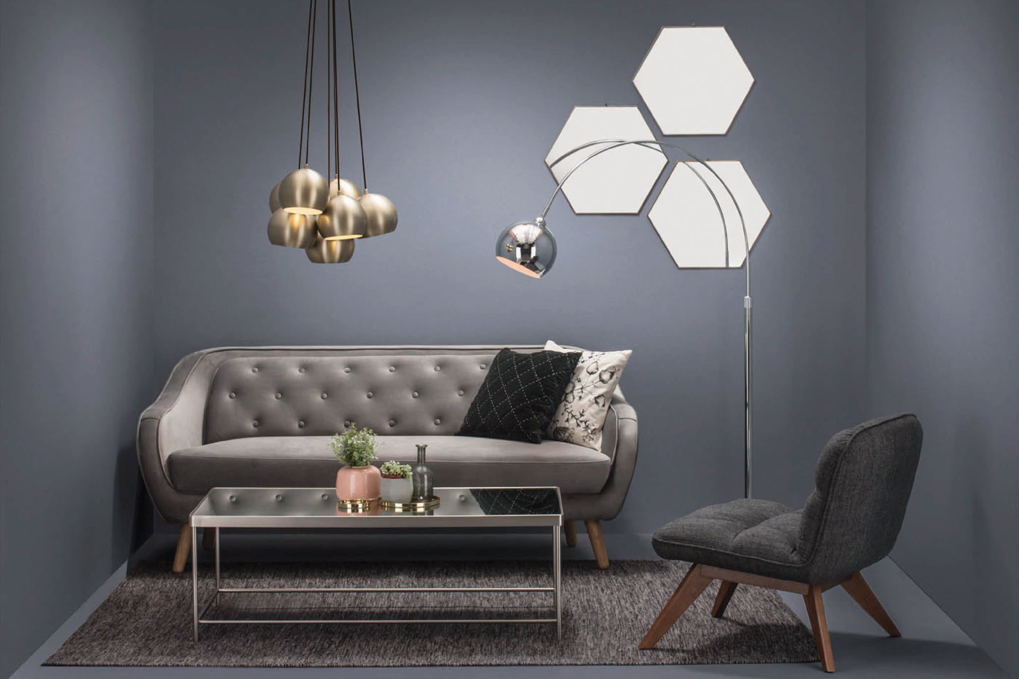 馬來西亞原裝進口實木傢俬 - LU系列 - CAMEO鏡面茶几