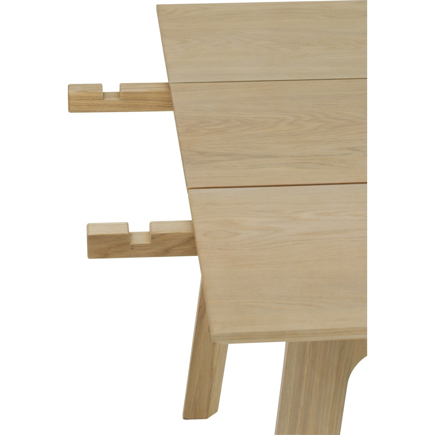 馬來西亞原裝進口實木傢俬 - LU系列 - NOUD單邊延伸餐桌