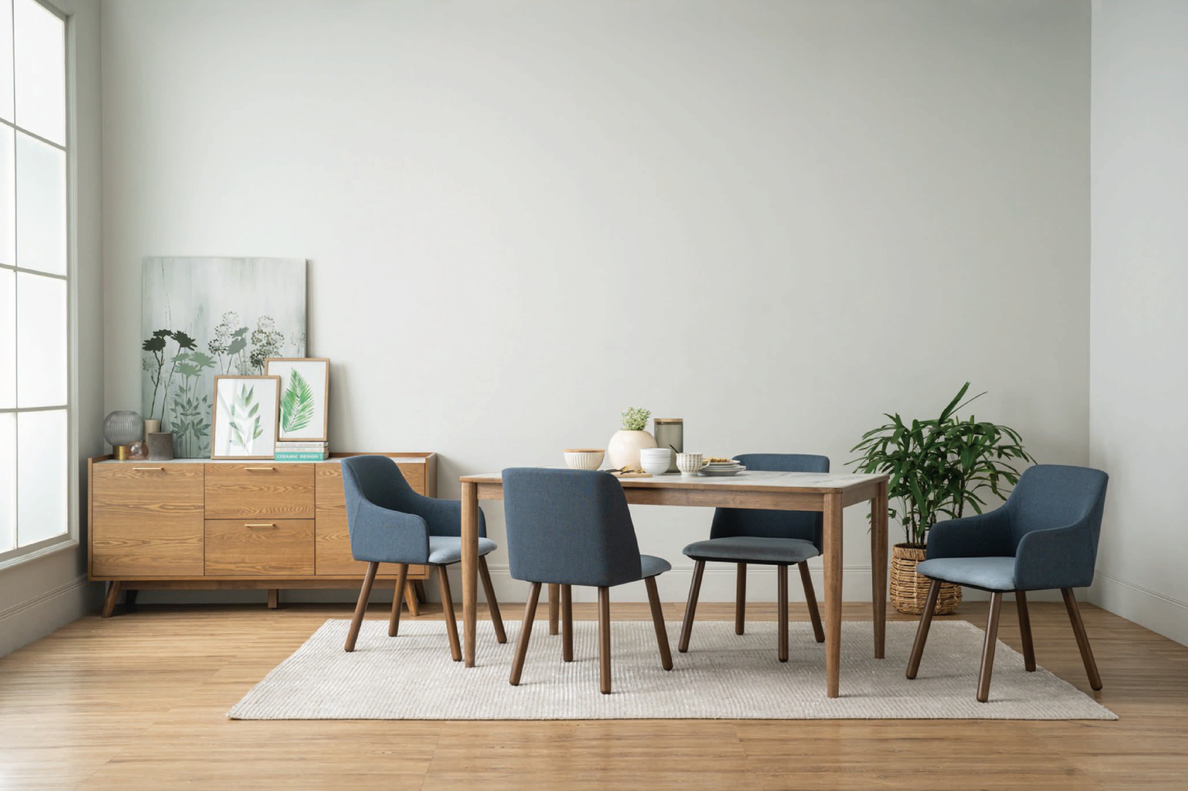 馬來西亞原裝進口實木傢俬 - NZ系列 - BREDA餐桌