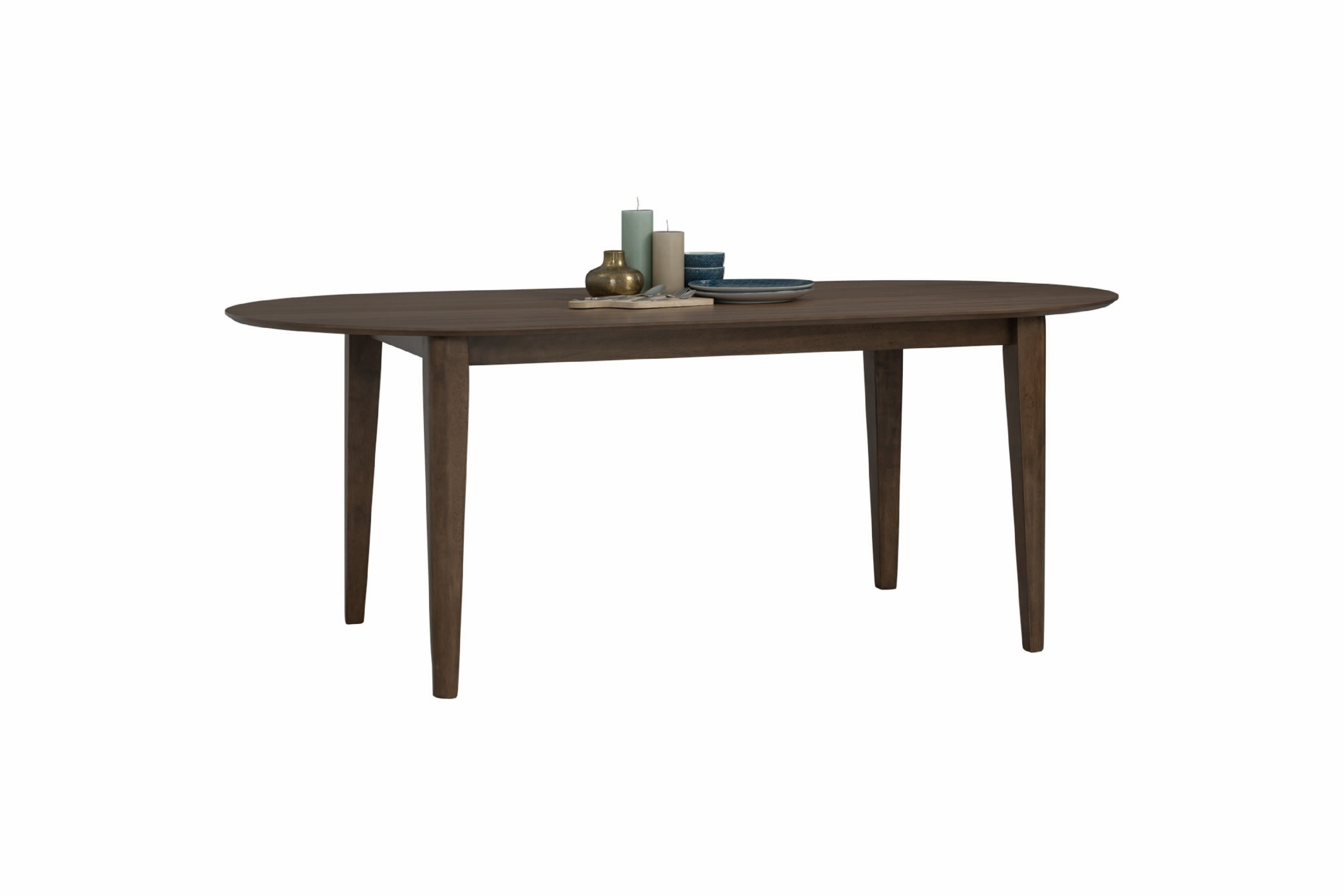 馬來西亞原裝進口實木傢俬 - LU系列 - PROSTY橢圓形餐桌