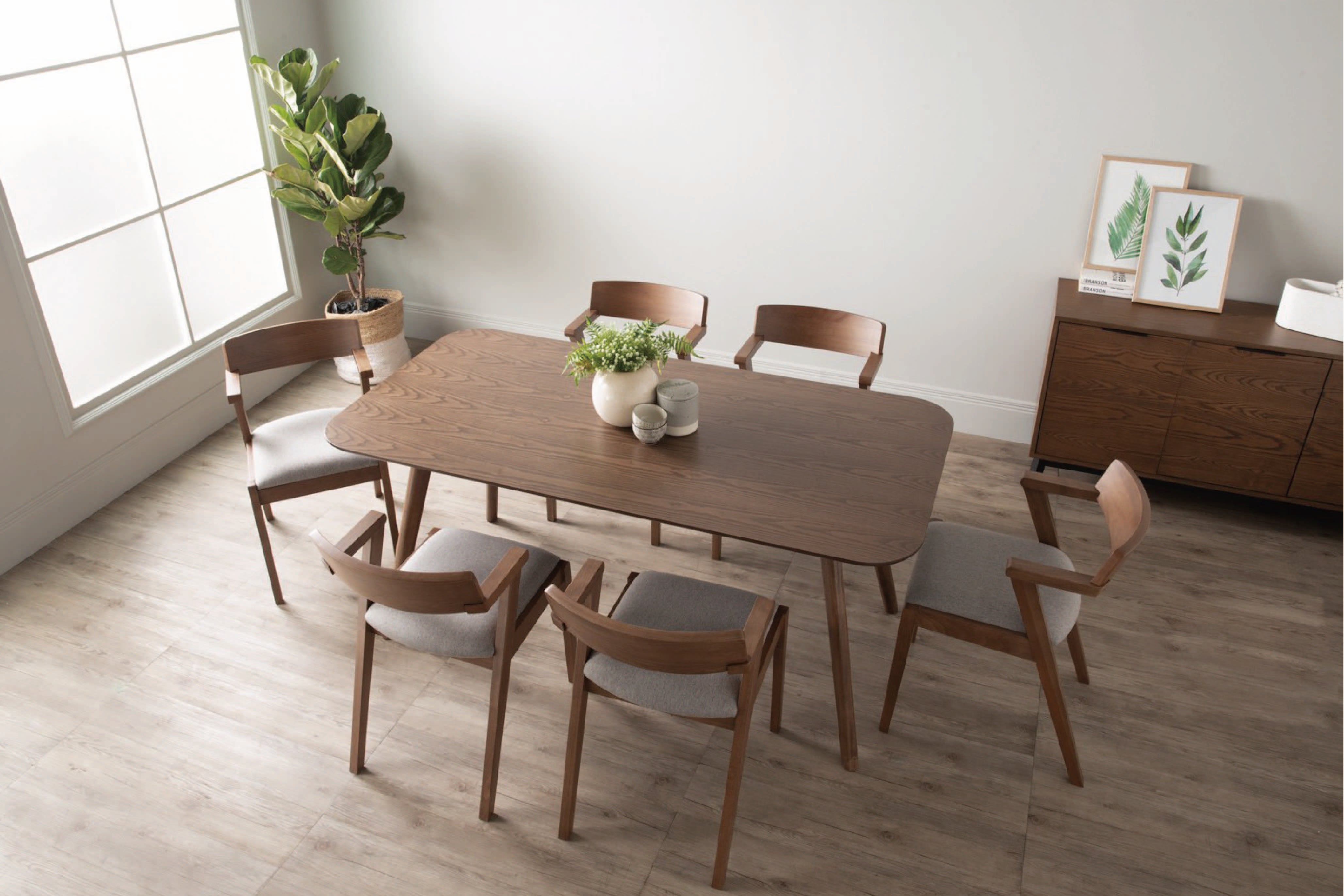 馬來西亞原裝進口實木傢俬 - NZ系列 - RODEN 餐桌