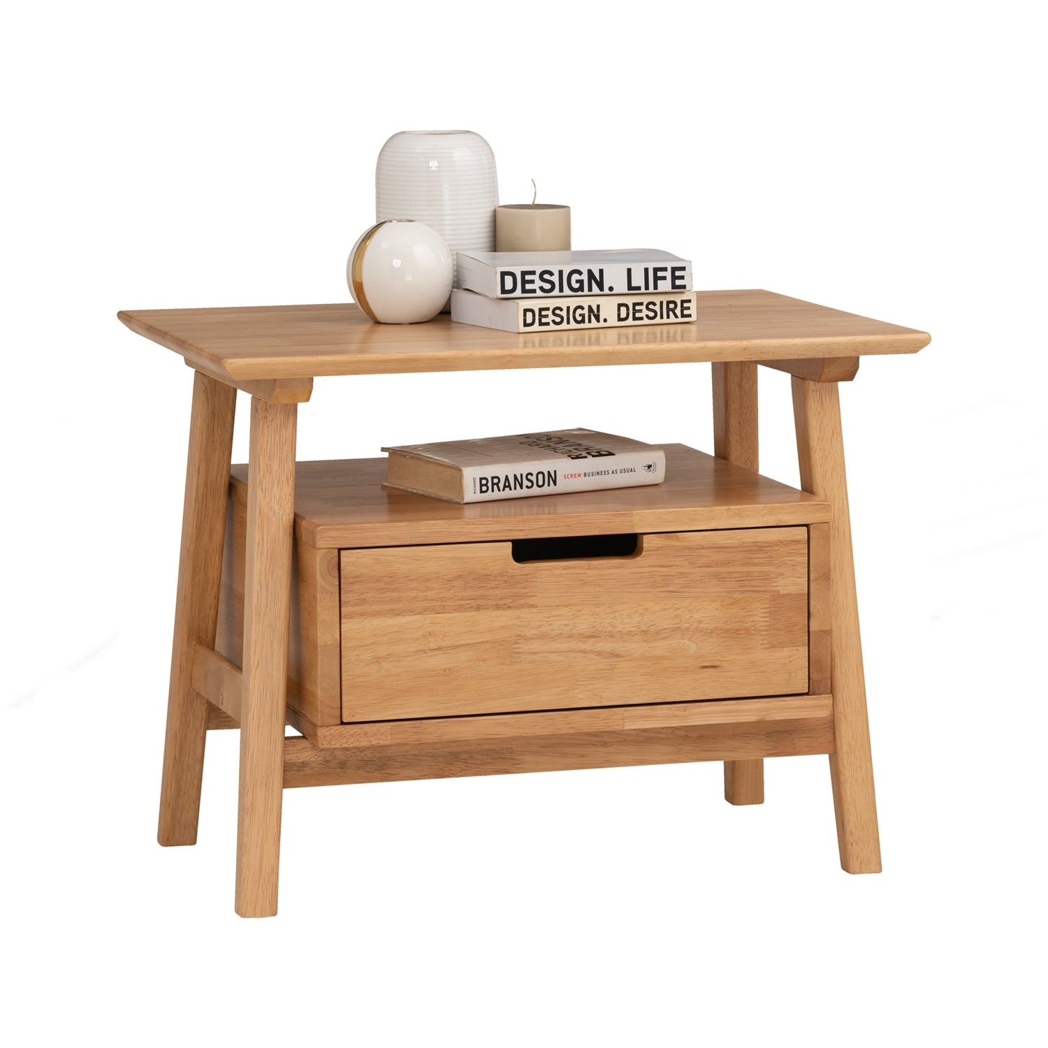 馬來西亞原裝進口實木傢俬 - NZ系列 - KEVA床頭櫃