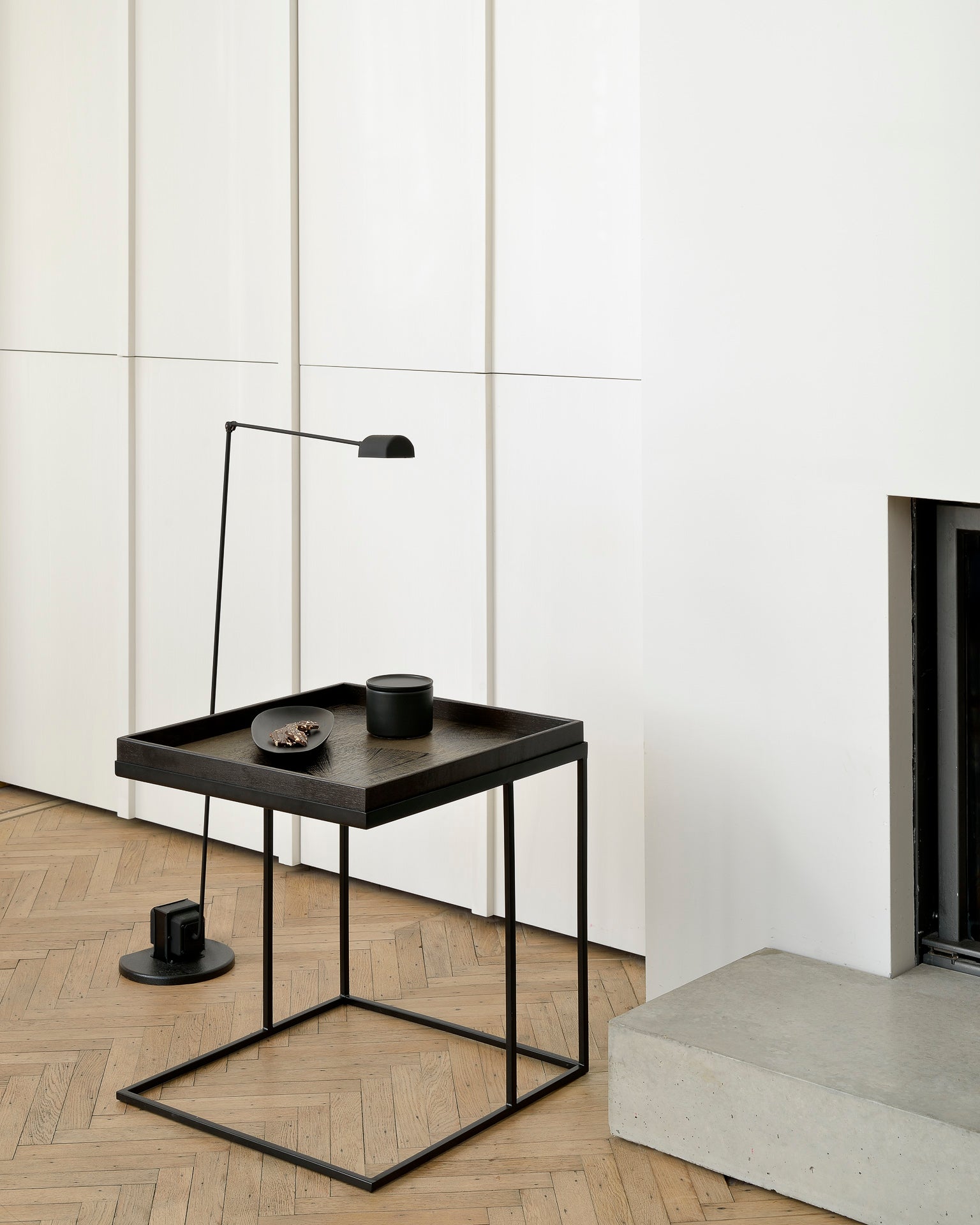 比利時原裝進口實木傢俬 - 茶几系列 - 方形托盤邊桌