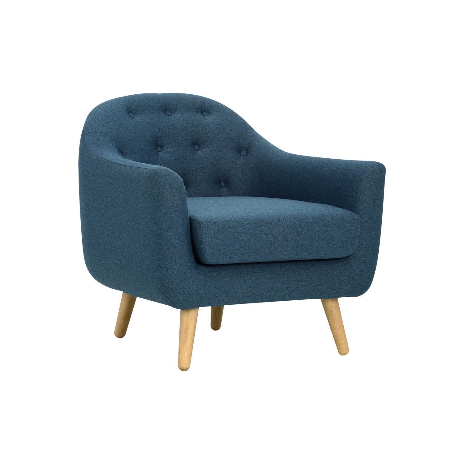 馬來西亞原裝進口實木傢俬 - LU系列 - SENKU單座位梳化