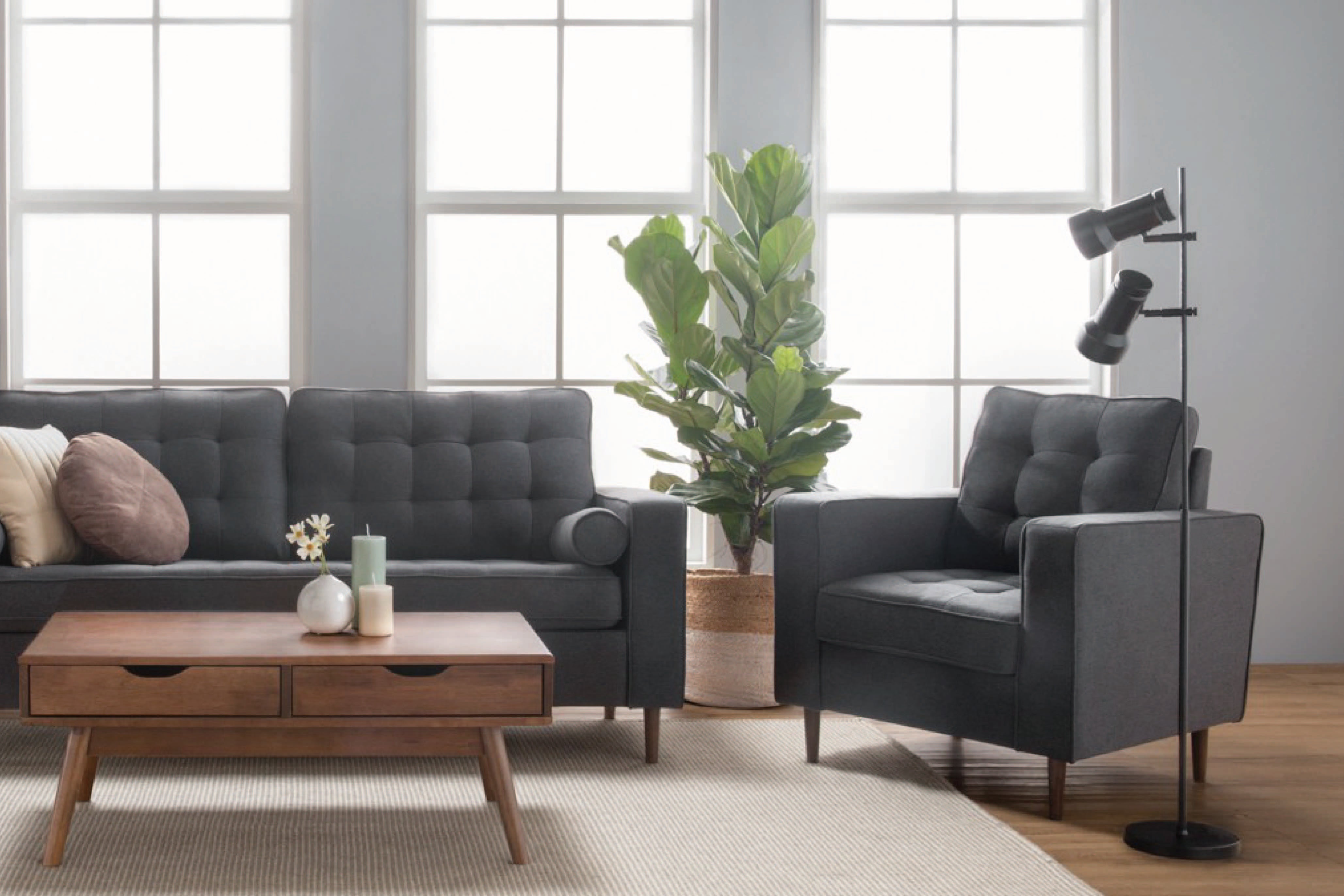 馬來西亞原裝進口實木傢俬 - NZ系列 - ROYCE單座位梳化