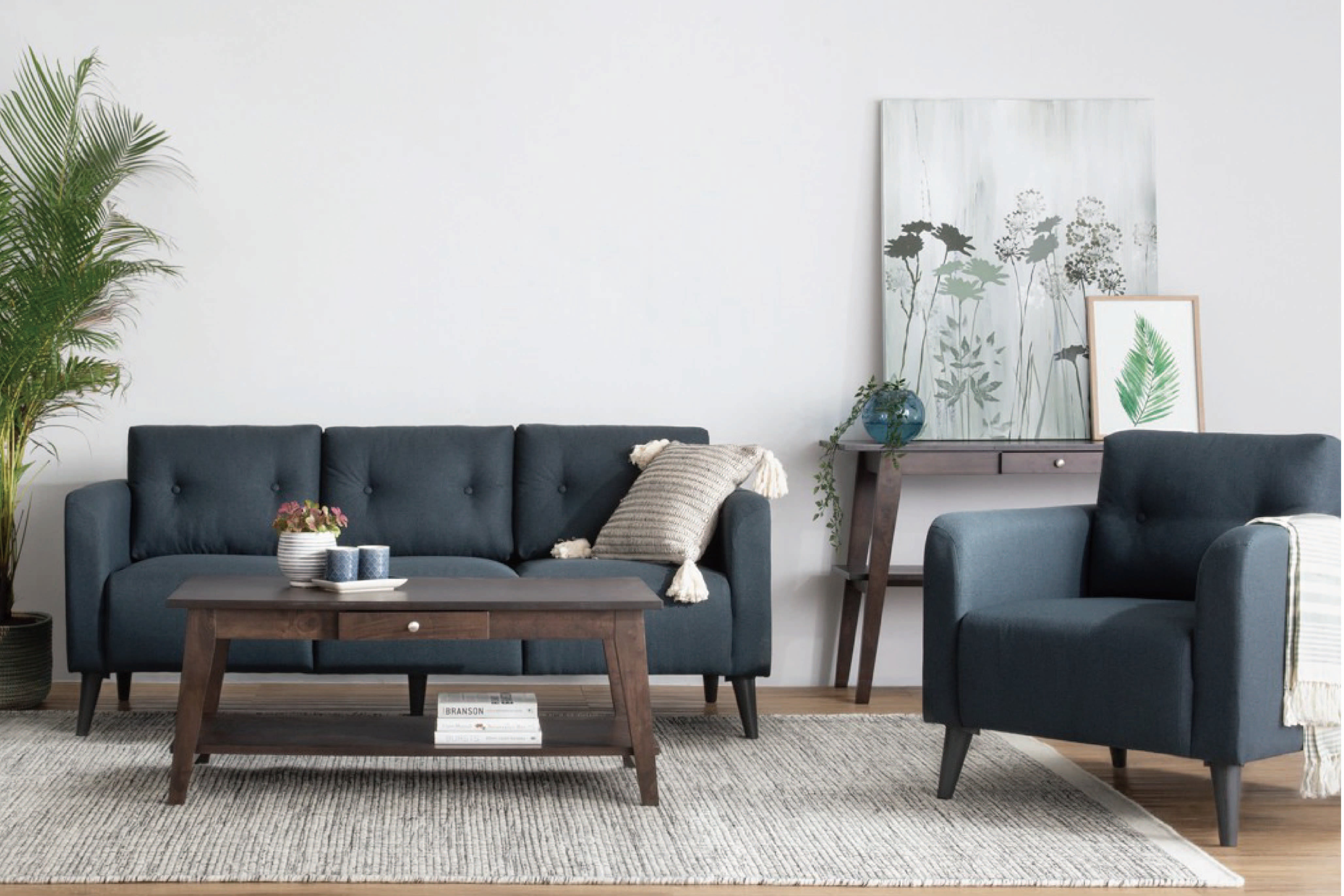 馬來西亞原裝進口實木傢俬 - NZ系列 - ALTO單座位梳化