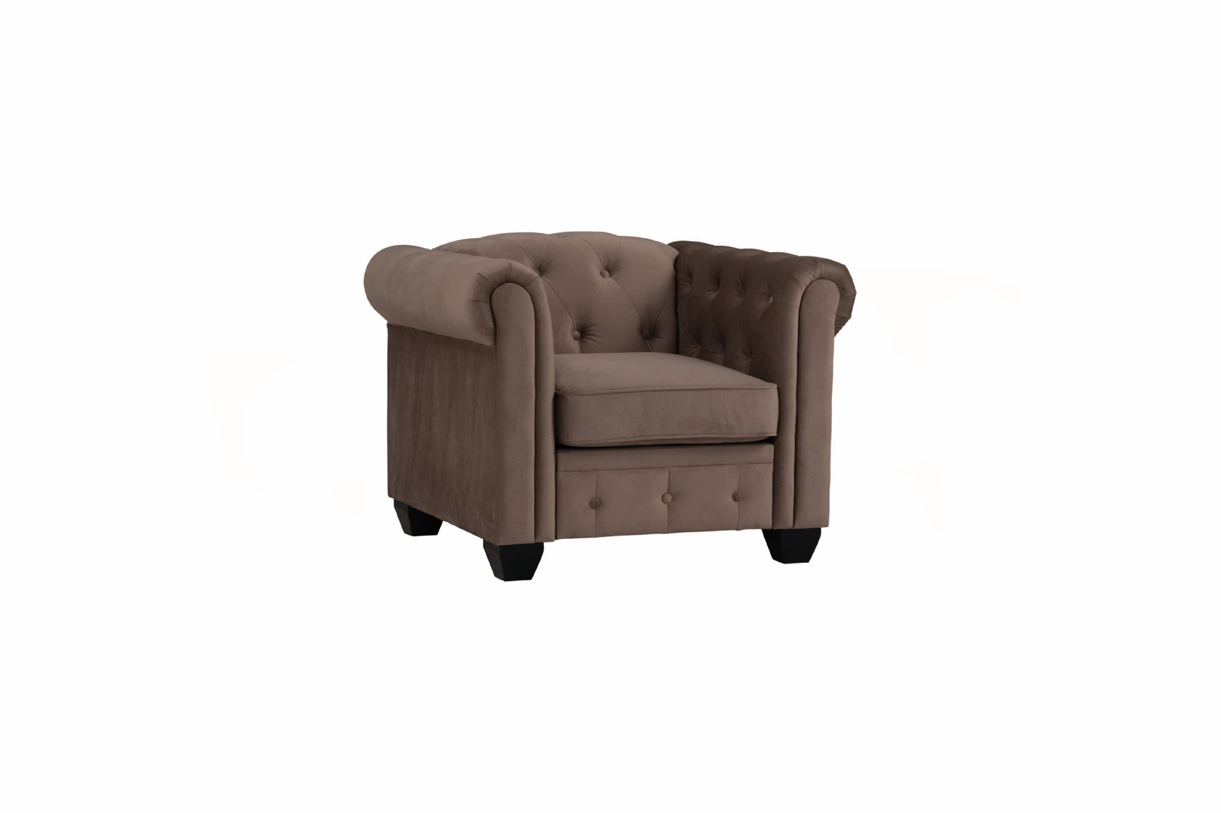 馬來西亞原裝進口實木傢俬 - NZ系列 - CUDA單座位梳化