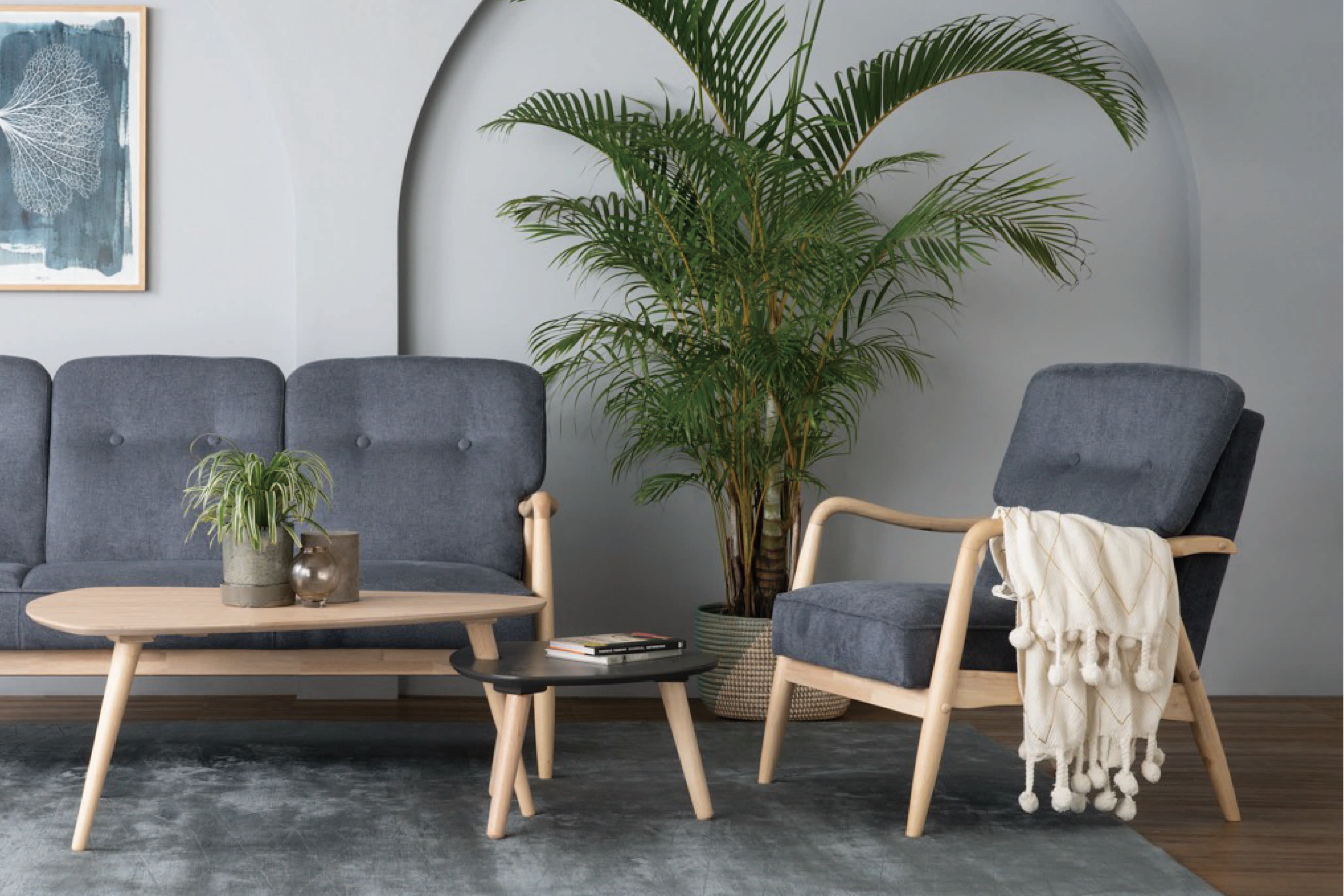 馬來西亞原裝進口實木傢俬 - LU系列 - FIGARO單座位梳化