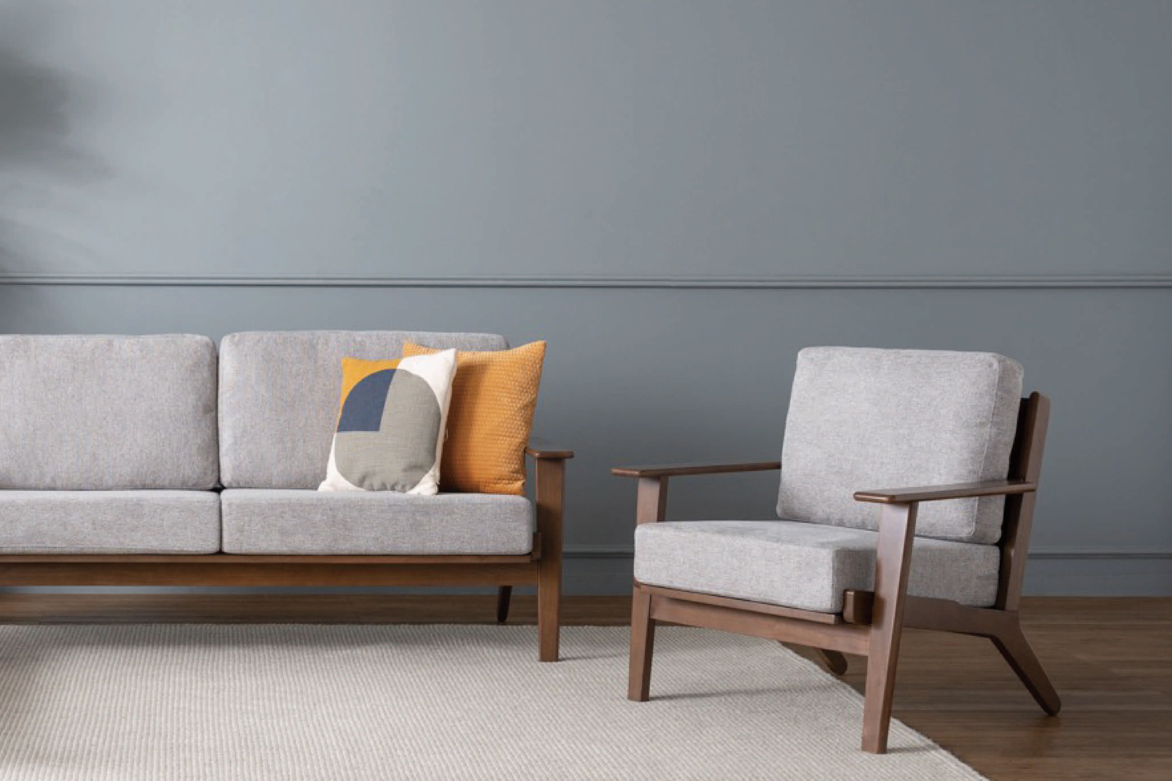 馬來西亞原裝進口實木傢俬 - LU系列 - ATIVA單座位梳化