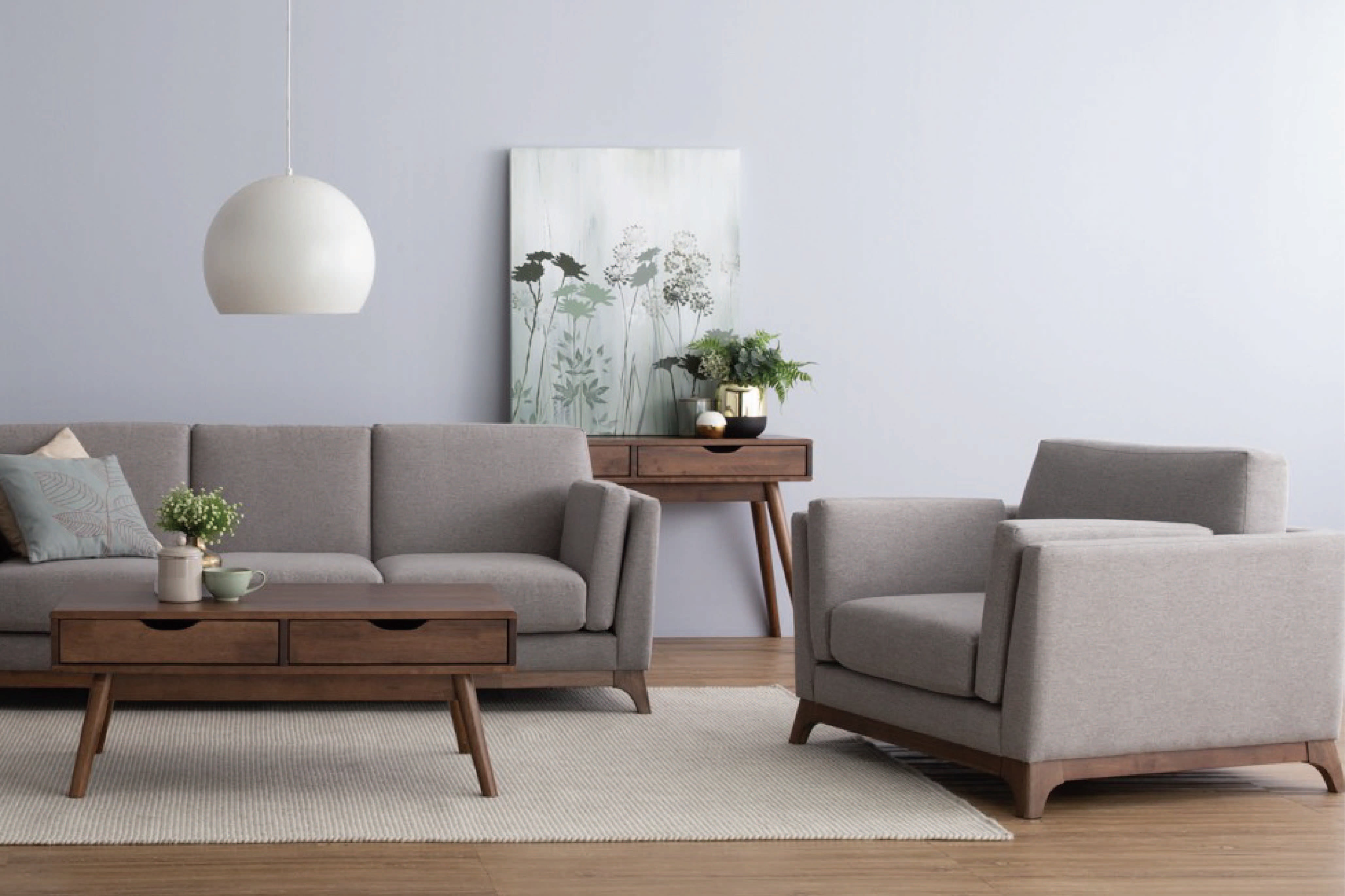 馬來西亞原裝進口實木傢俬 - NZ系列 - CENI單座位梳化