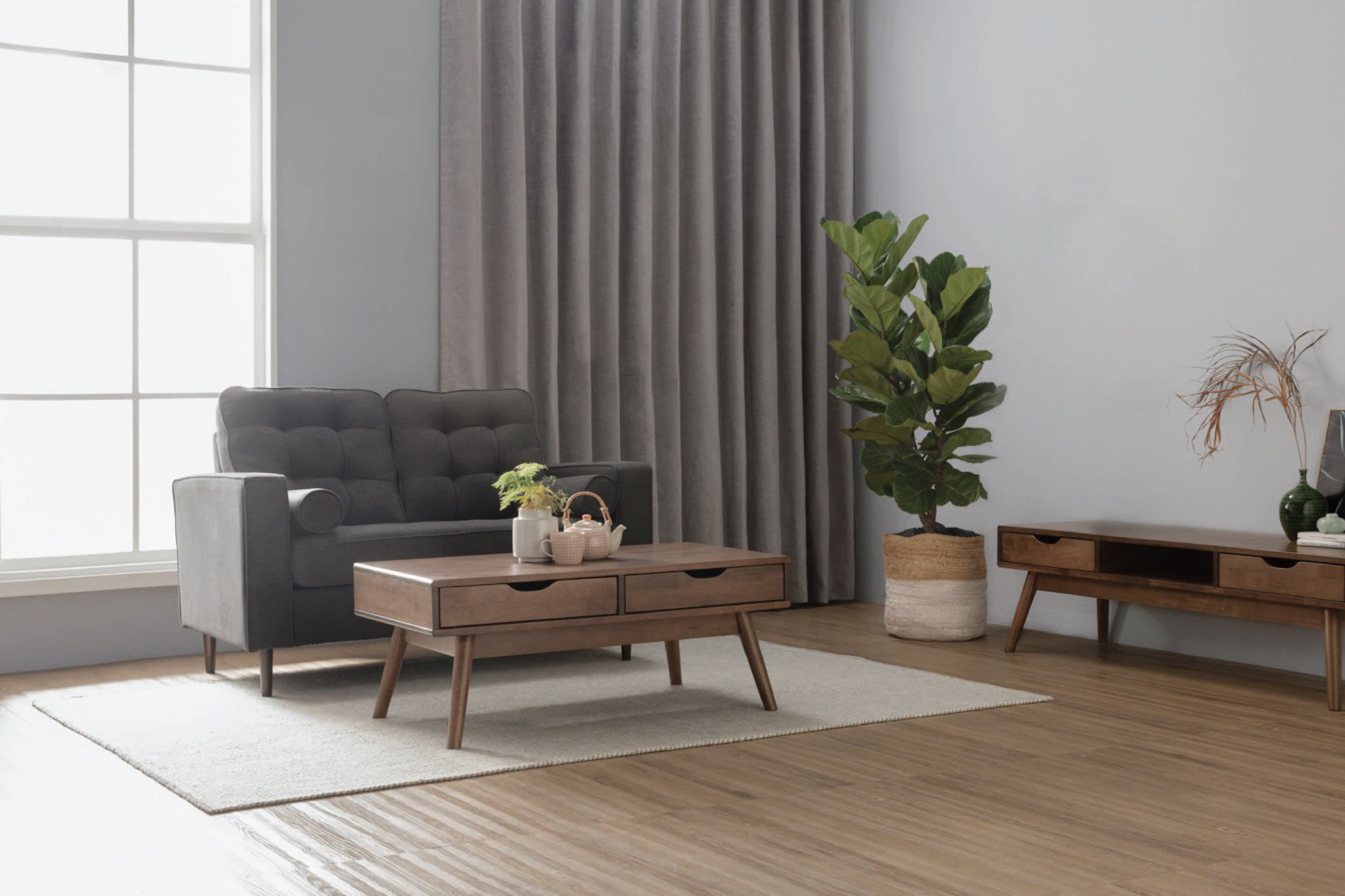 馬來西亞原裝進口實木傢俬 - NZ系列 - ROYCE兩座位梳化