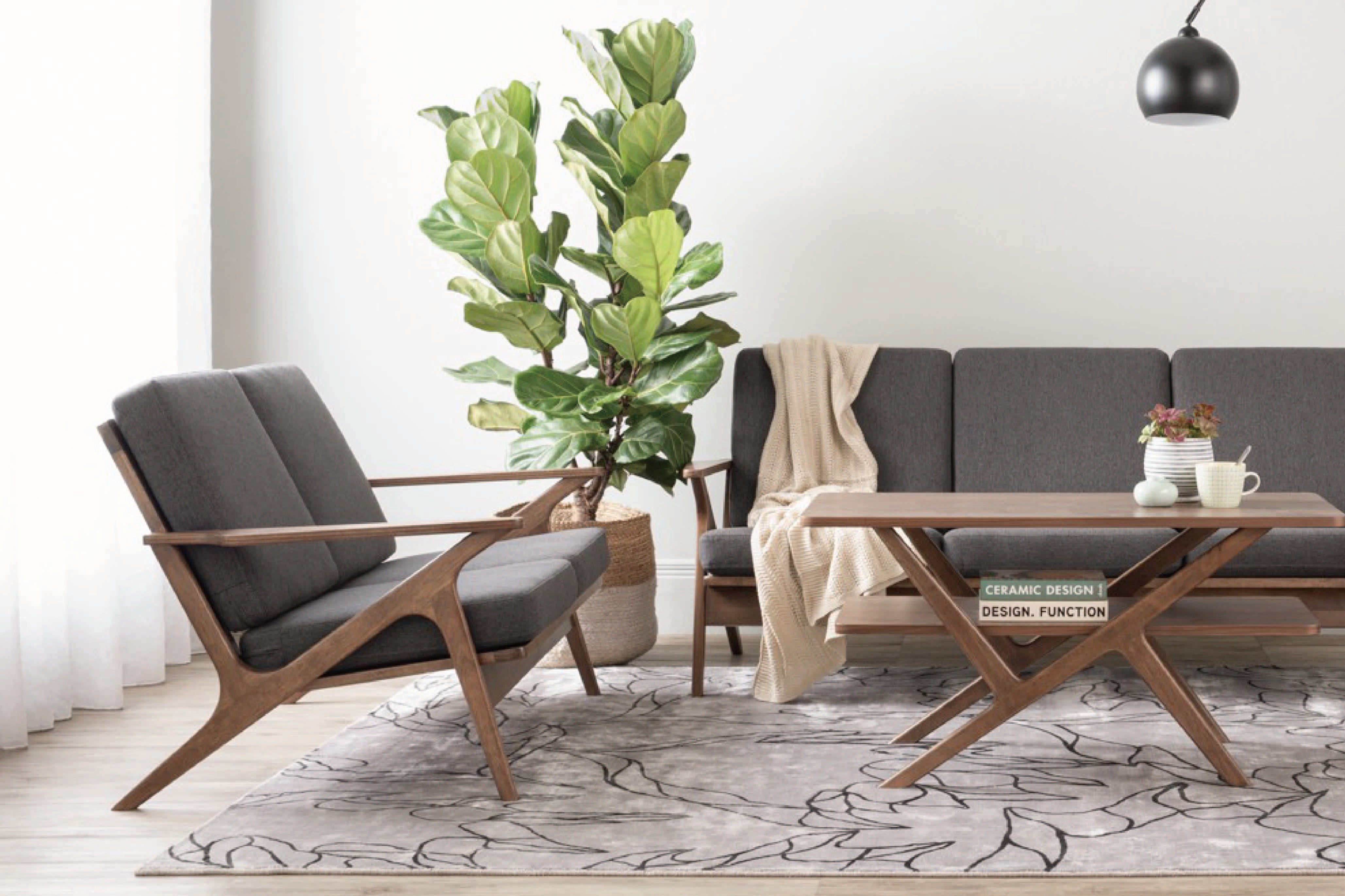 馬來西亞原裝進口實木傢俬 - NZ系列 - ASTON兩座位梳化