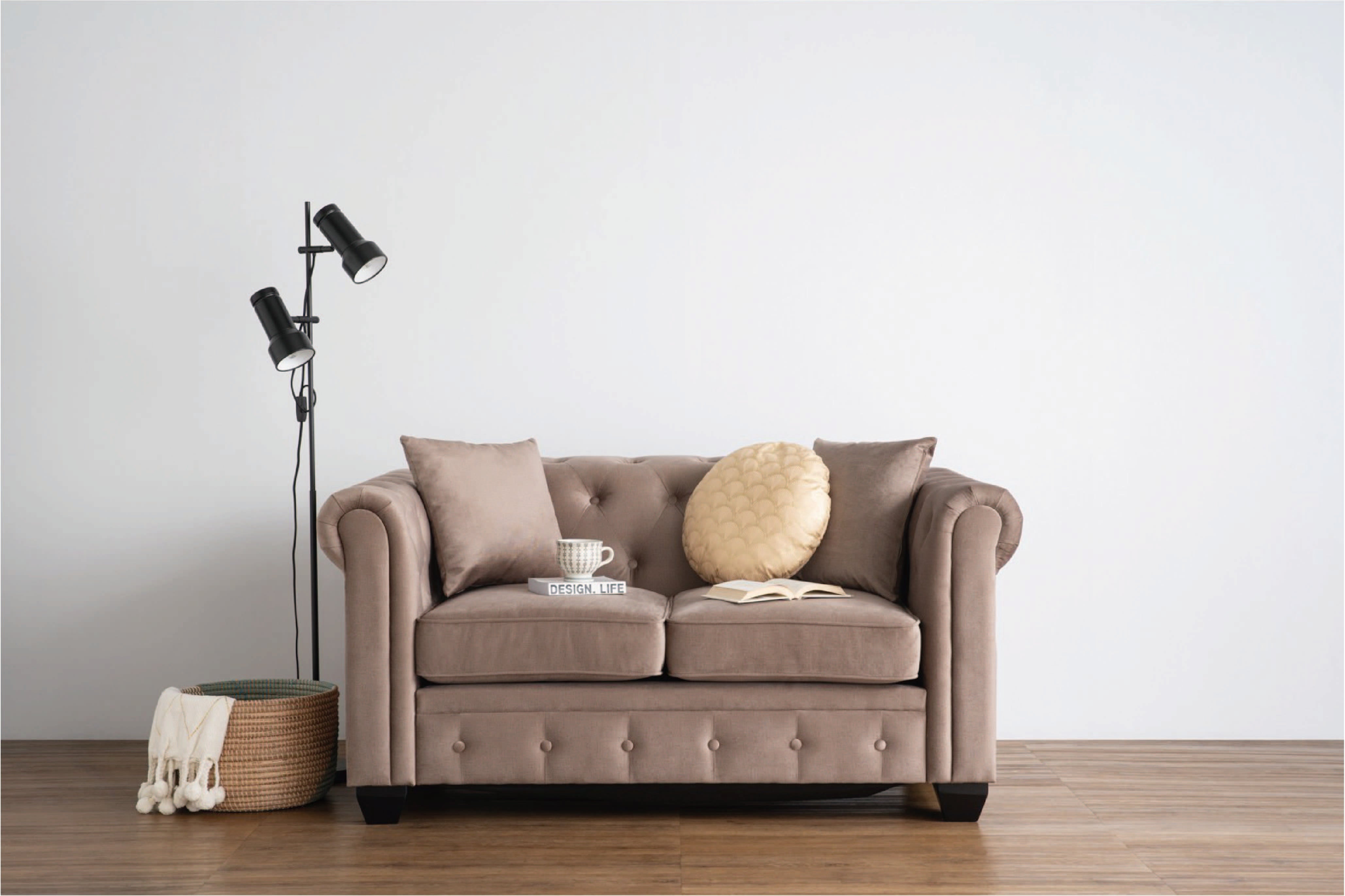 馬來西亞原裝進口實木傢俬 - NZ系列 - CUDA兩座位梳化