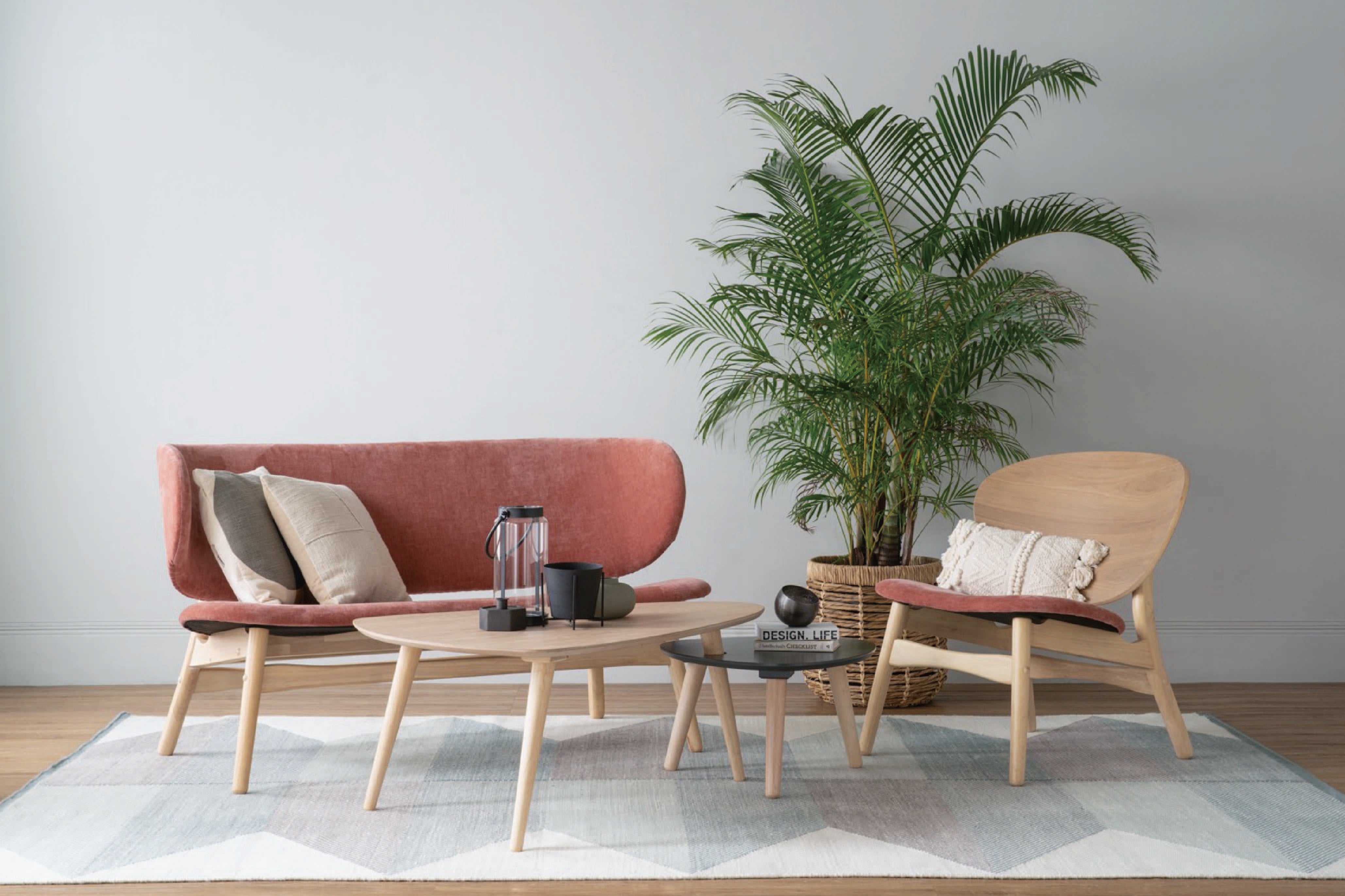 馬來西亞原裝進口實木傢俬 - LU系列 - POLARA雙座位梳化