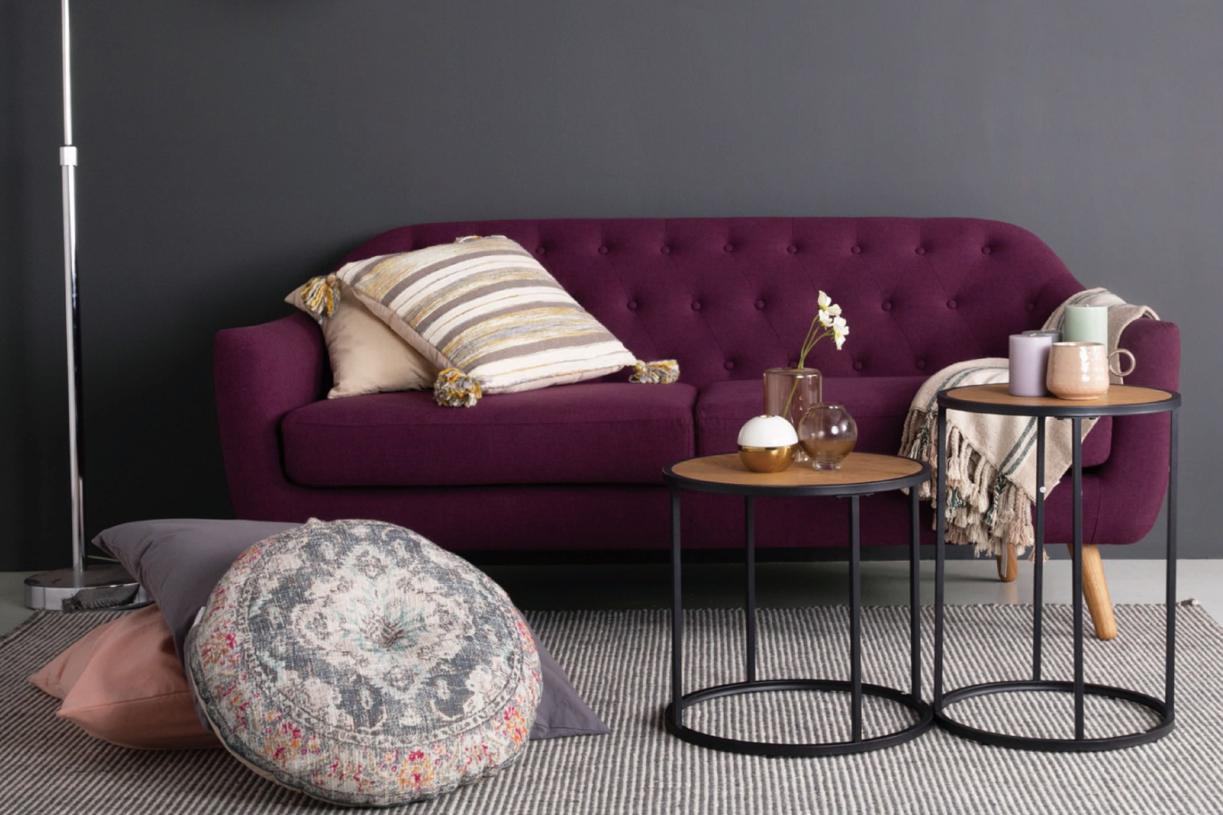 馬來西亞原裝進口實木傢俬 - LU系列 - SENKU三座位梳化