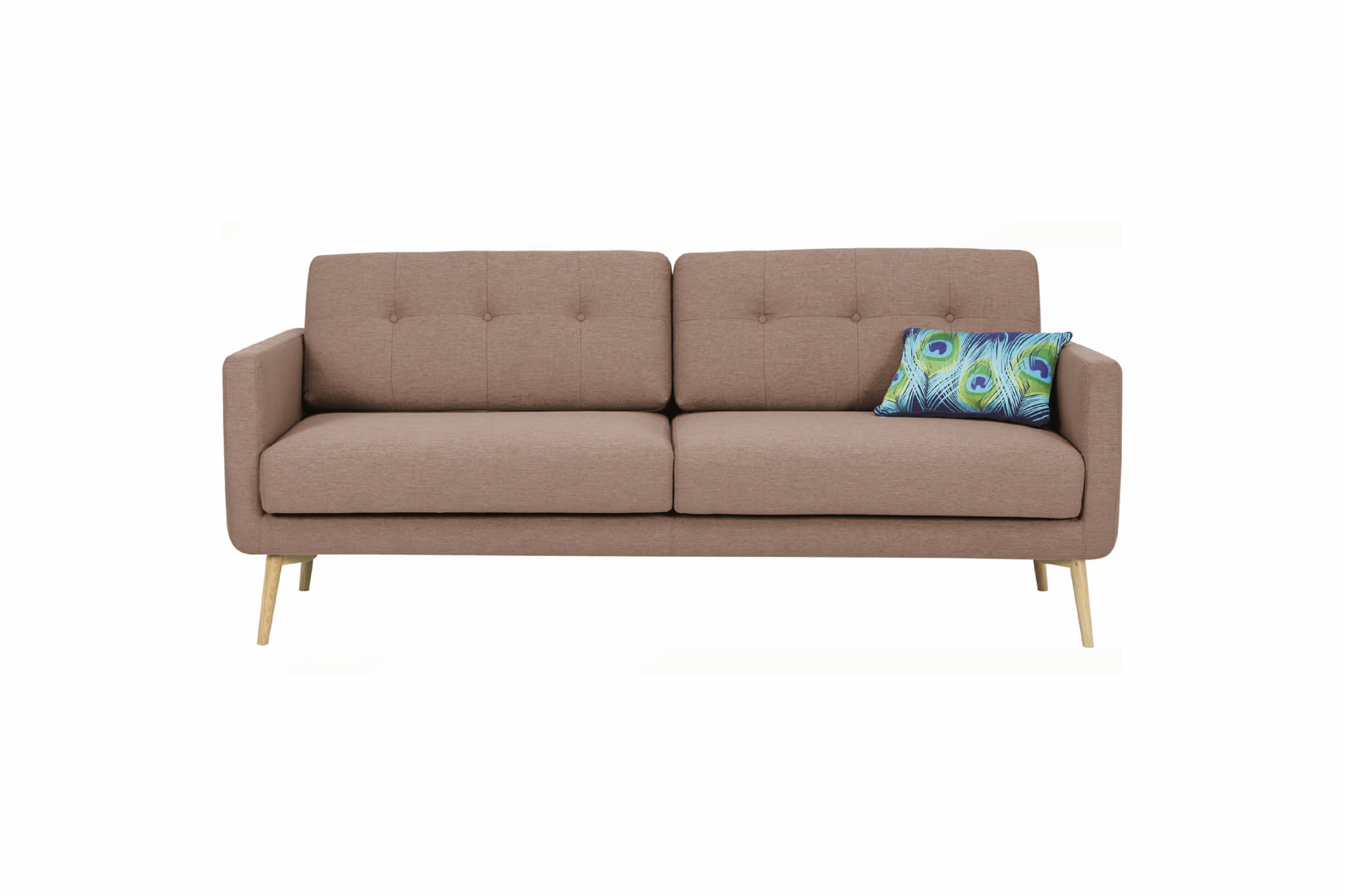 馬來西亞原裝進口實木傢俬 - LU系列 - STREAM三座位梳化