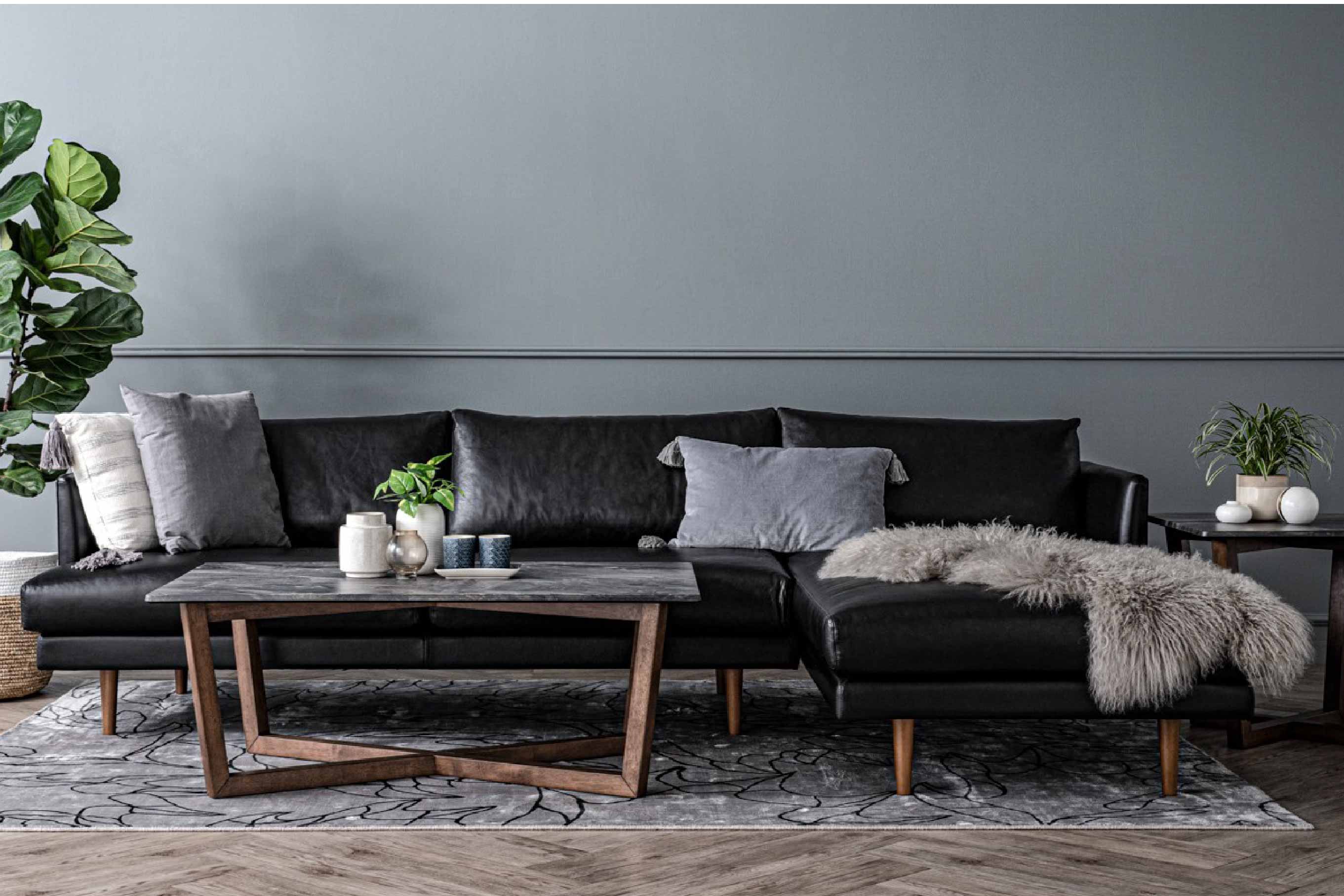 馬來西亞原裝進口實木傢俬 - NC系列 - DEXTER L形三座位梳化