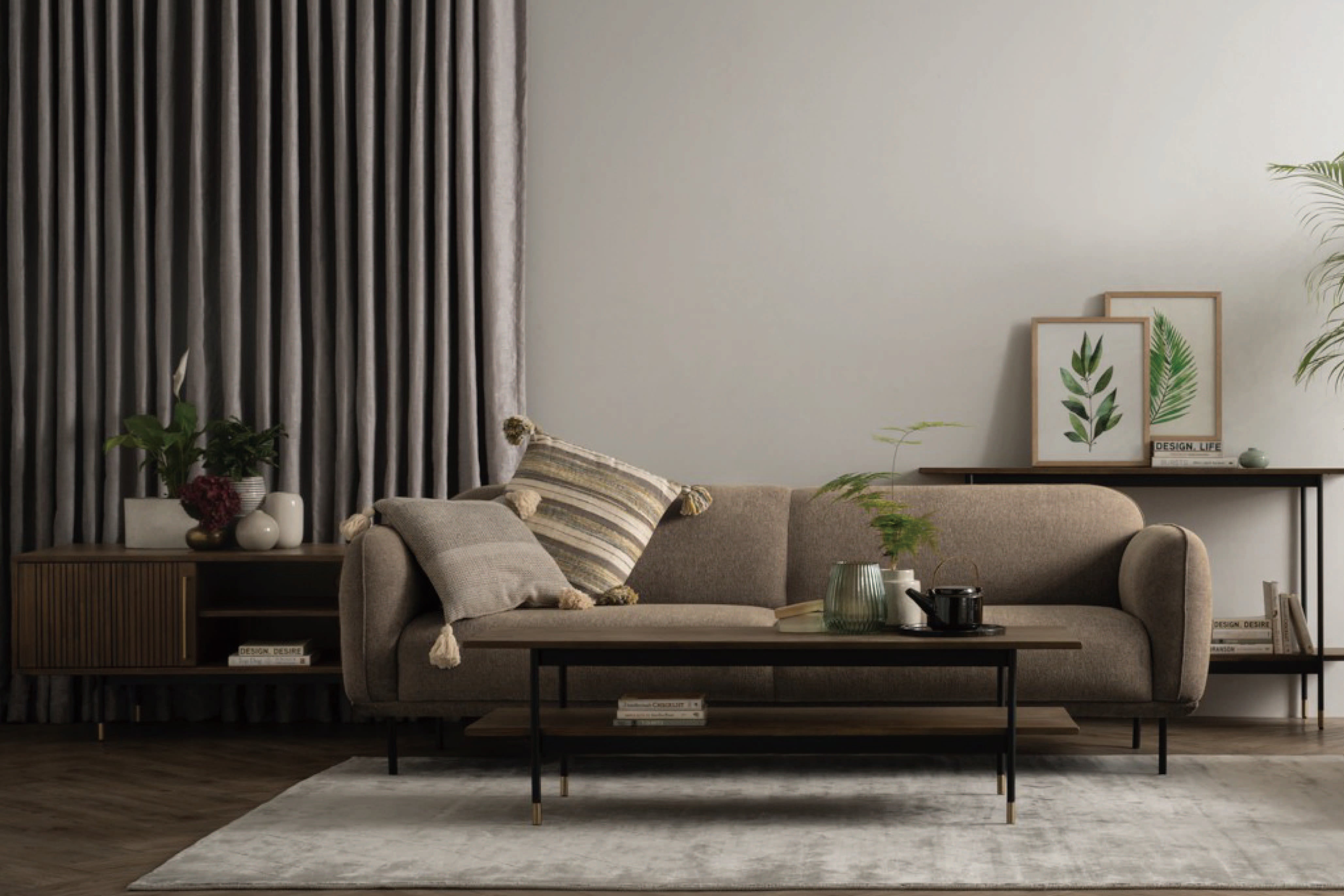 馬來西亞原裝進口實木傢俬 - F系列 - Bora波拉三座位梳化