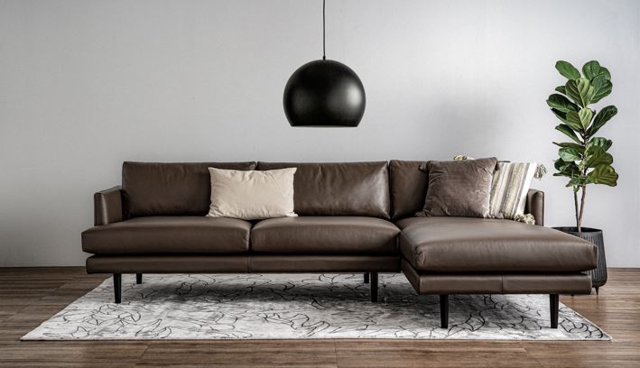 馬來西亞原裝進口實木傢俬 - NC系列 - DEXTER L形三座位梳化