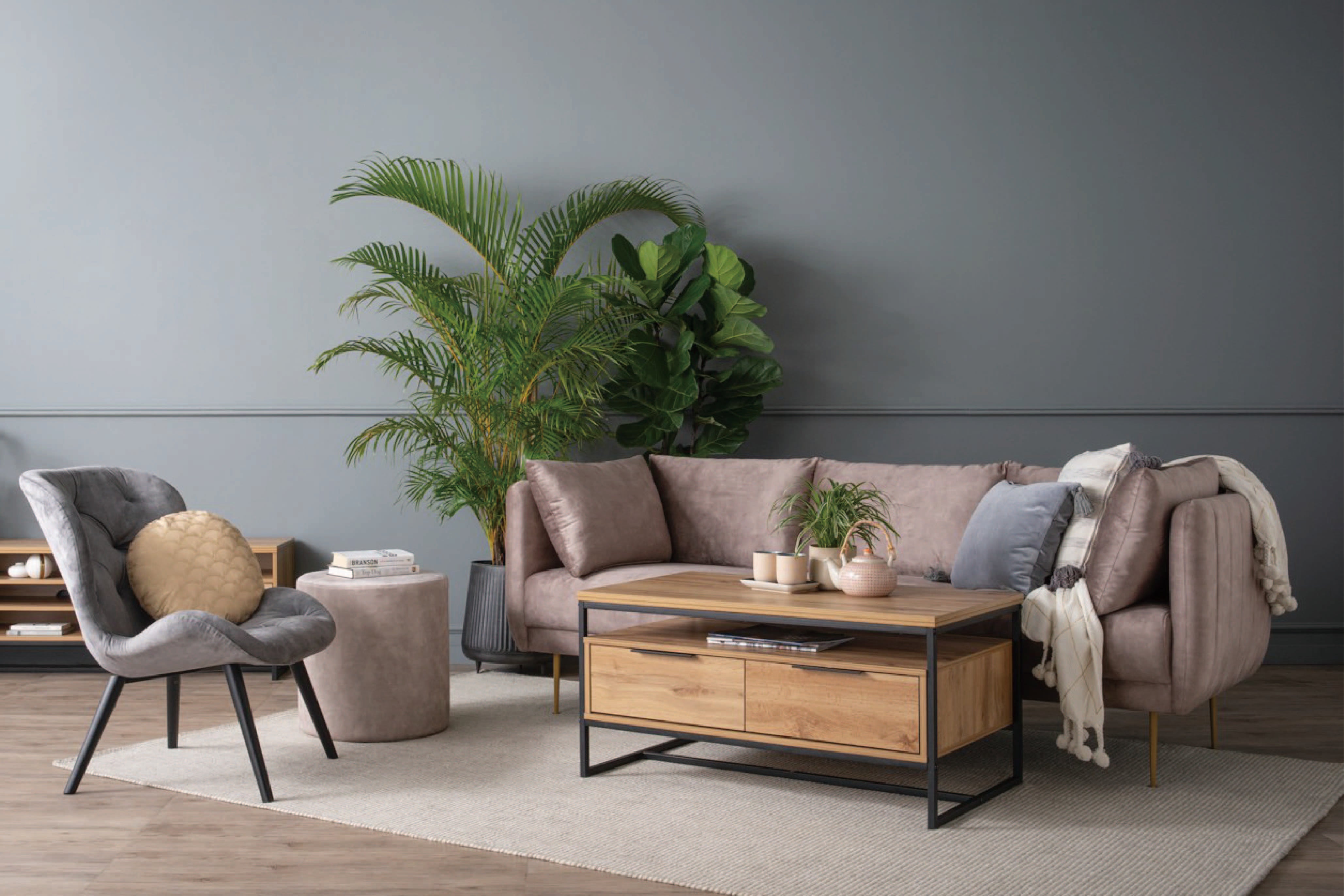 馬來西亞原裝進口實木傢俬 - LU系列 - SUPRA三座位梳化