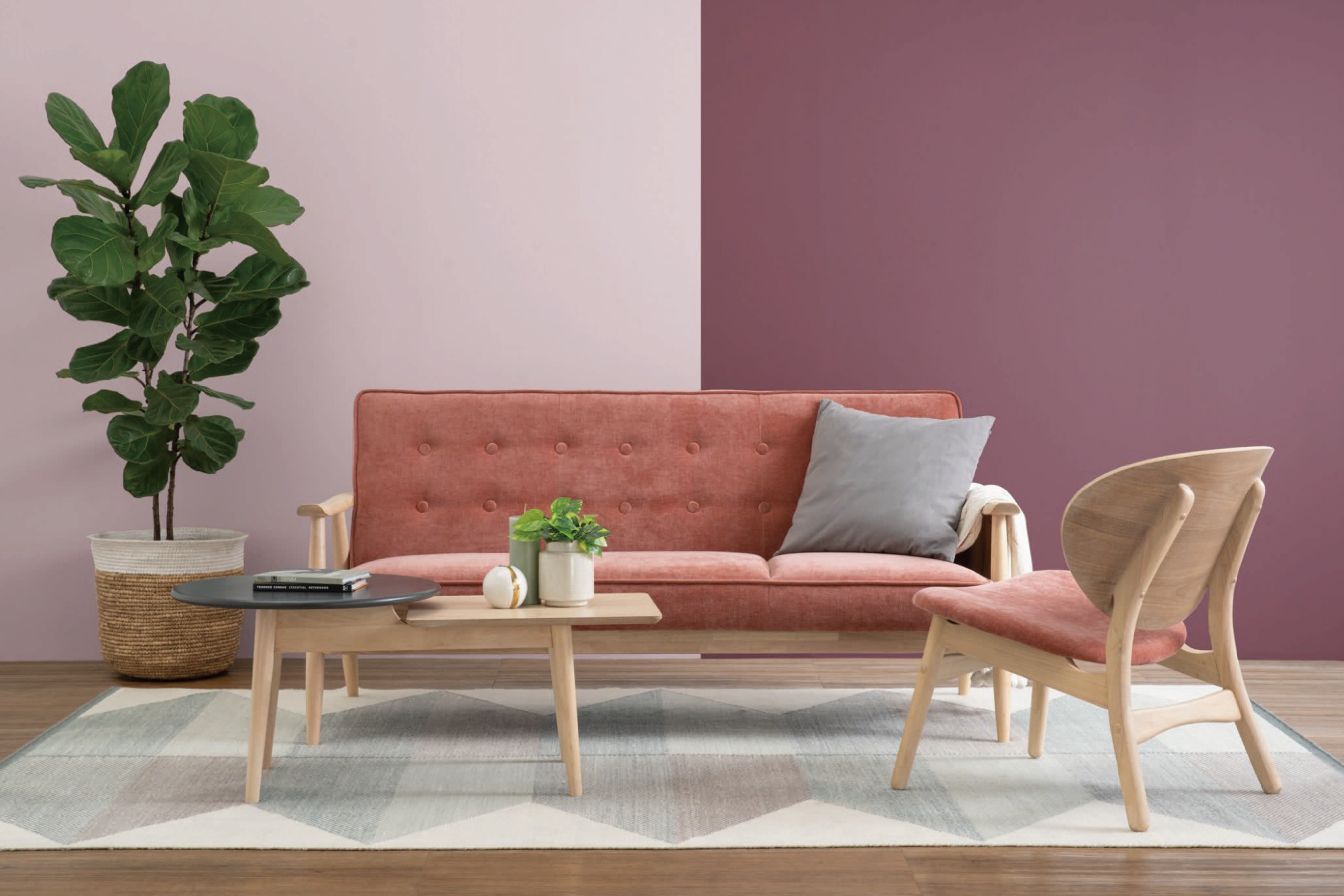 馬來西亞原裝進口實木傢俬 - LU系列 - BAJA三座位梳化