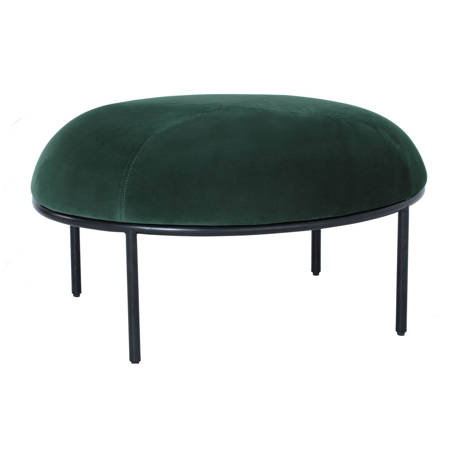 馬來西亞原裝進口實木傢俬 - LU系列 - VAMOS橢圓形腳凳