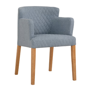 LIGHT BLUE ARM CHAIR