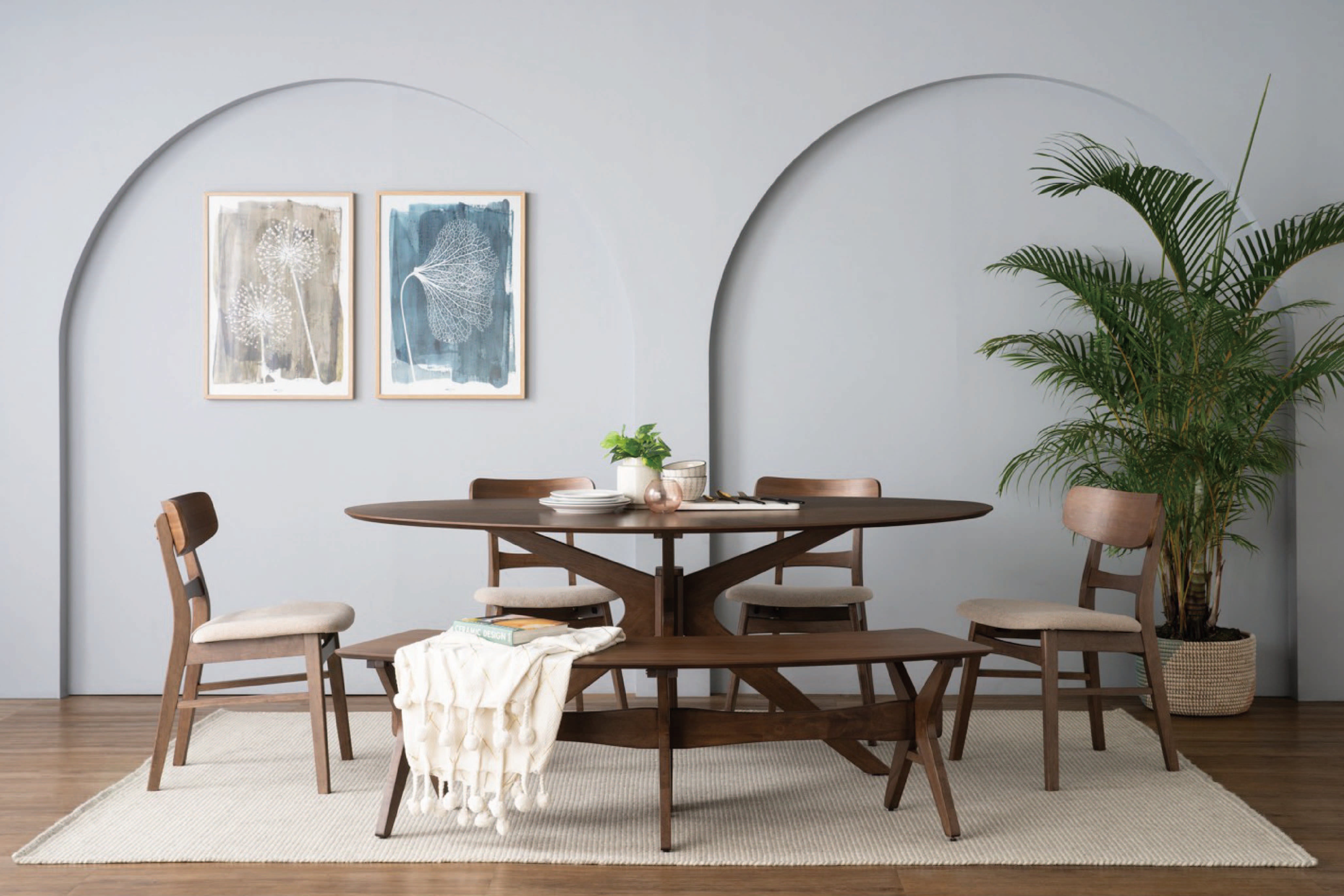 馬來西亞原裝進口實木傢俬 - LU系列 - TARA餐椅