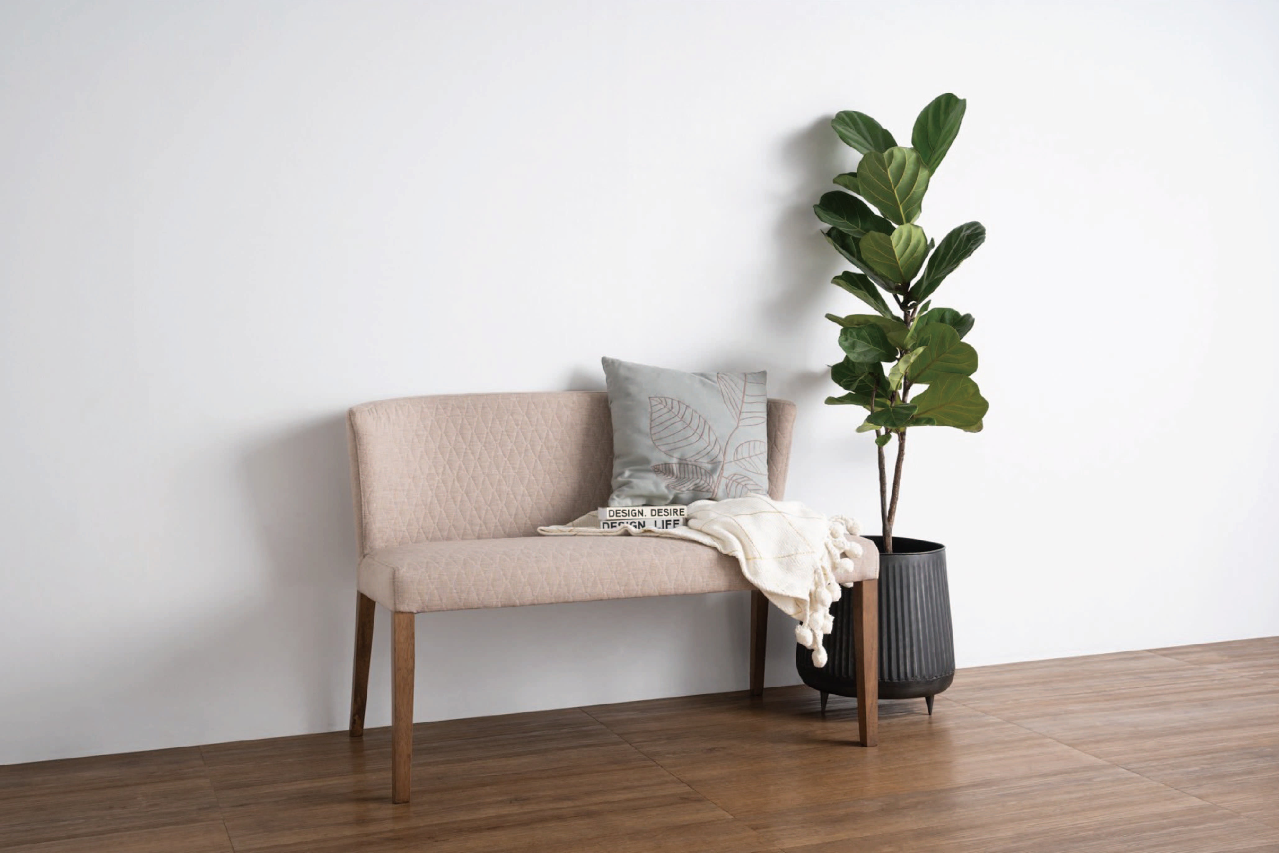 馬來西亞原裝進口實木傢俬 - NZ系列 - RHODA 1.1米長凳